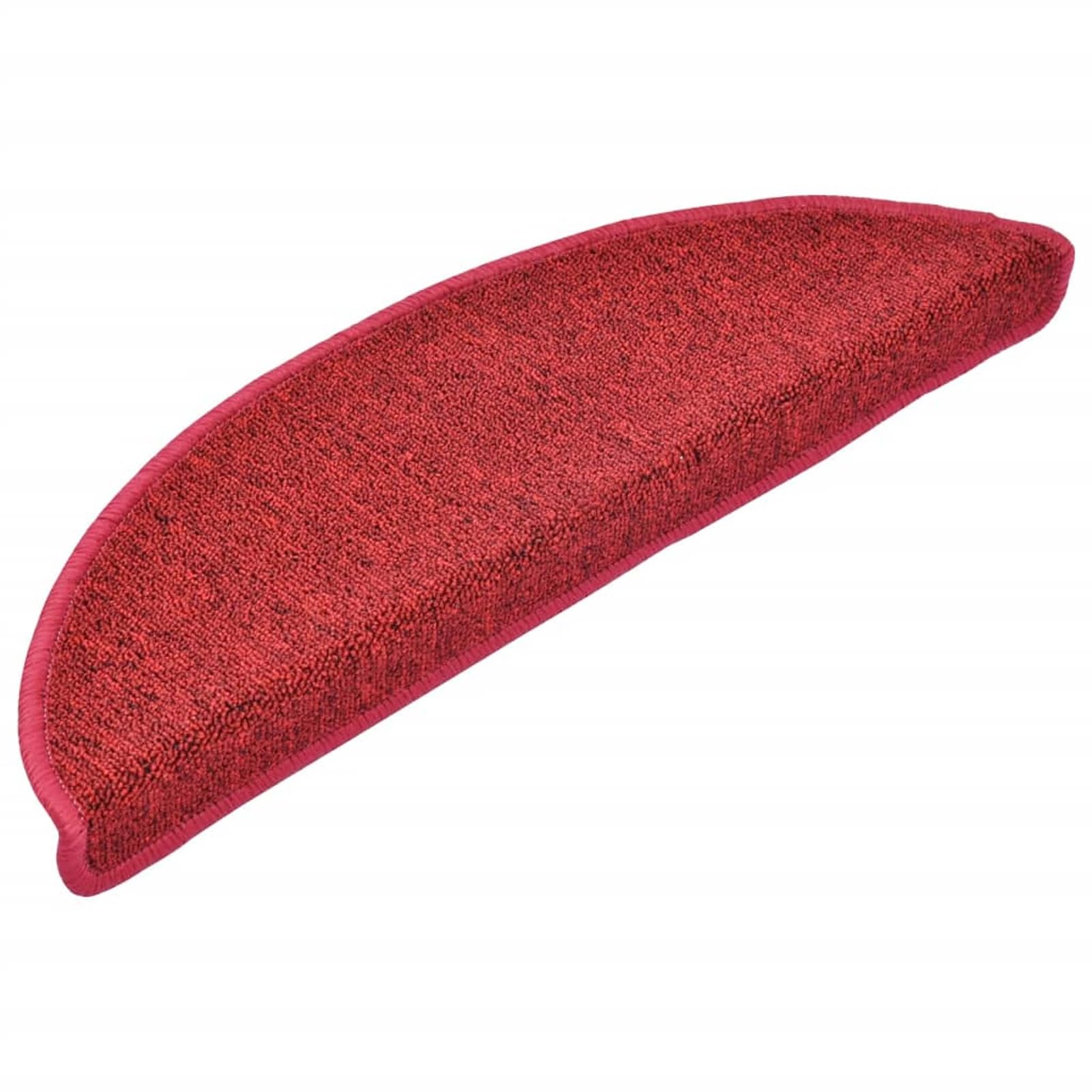 Tidyard Tapis d'escalier 15 pcs Rouge Bordeaux 56 x 17 x 3 cm, Tapis Escalier Tapis de Sécurité pour Sol Protection, Aînés et Animaux