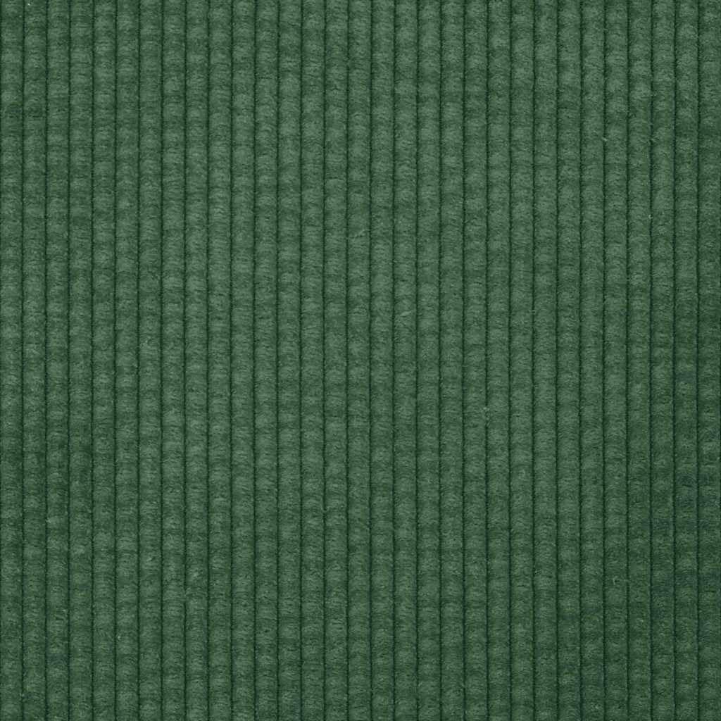 Set di 2 cuscini da divano, 80 x 80 cm, cuscini decorativi in morbido tessuto a coste, con rivestimento sfoderabile e imbottitura in poliestere, per soggiorno, verde scuro