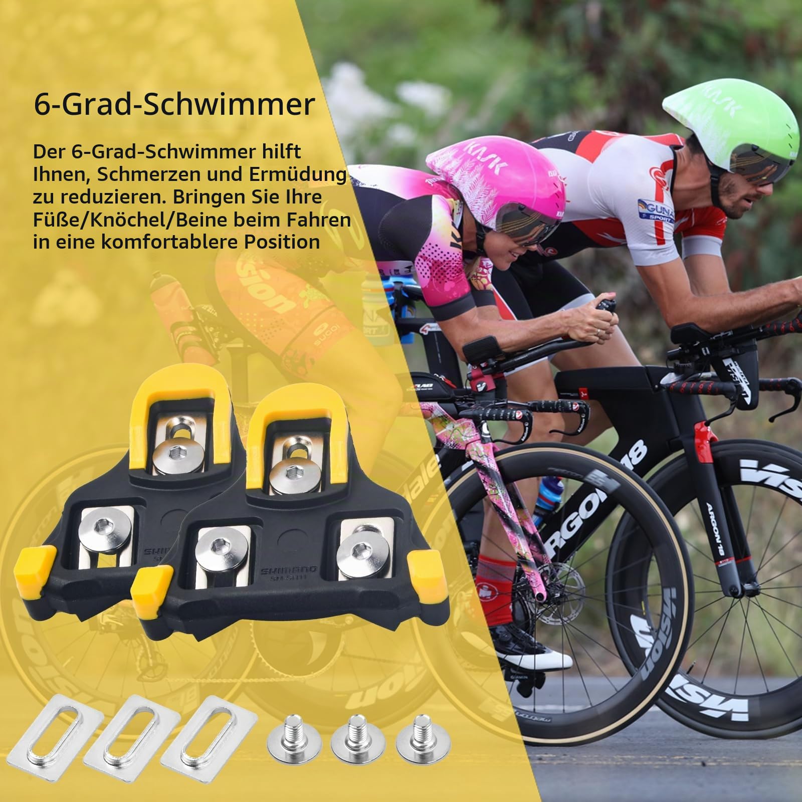 Rennrad-Pedalplatten Cleats für Shimano SPD SL Precision Superlight Bike Cleats für Spin Schuhe Kompatibel Shimano Cleats SPD