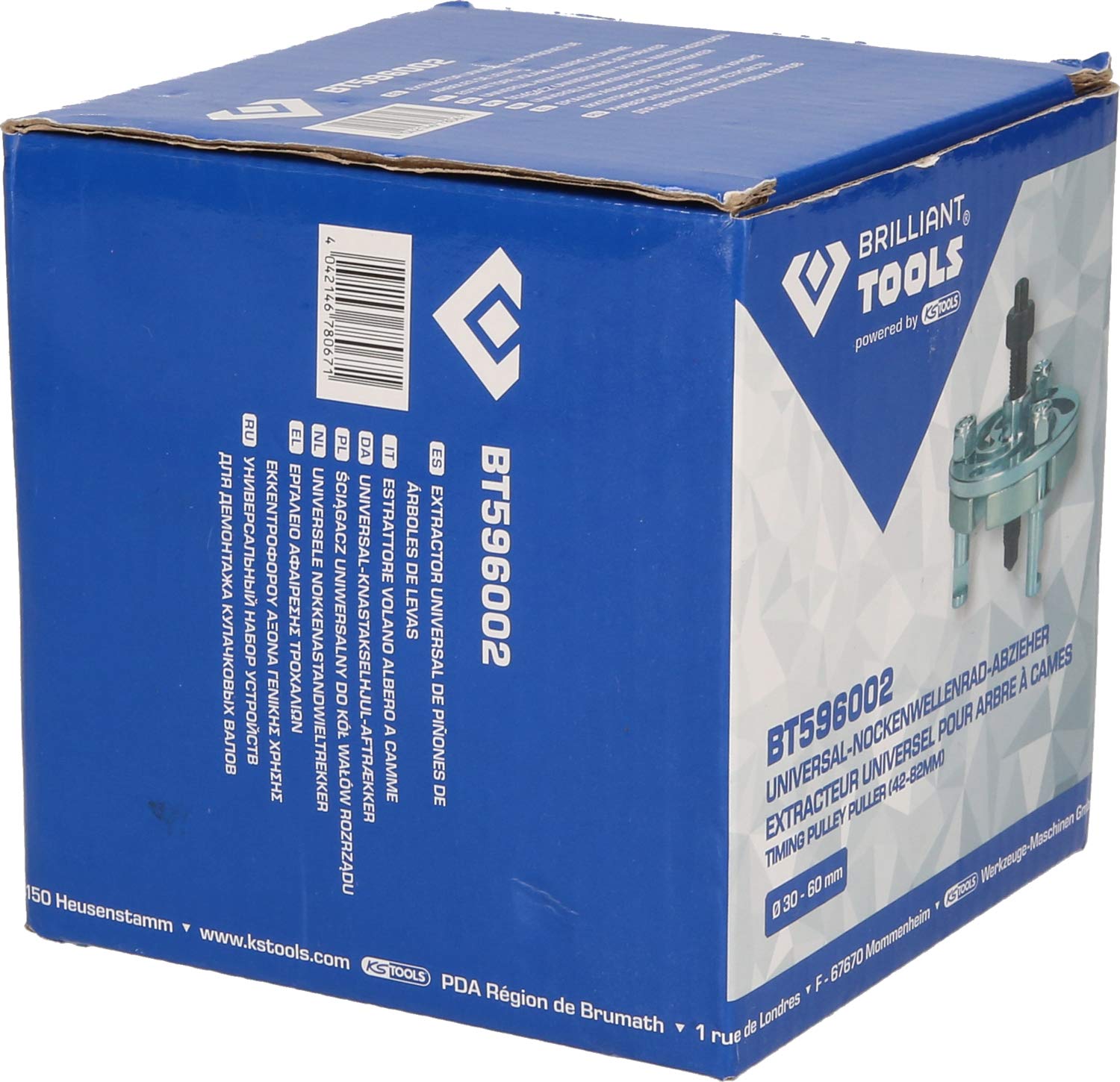 BRILLIANT TOOLS BT596002 Extractor universal para piñones de árbol de levas [Powered by KS TOOLS]