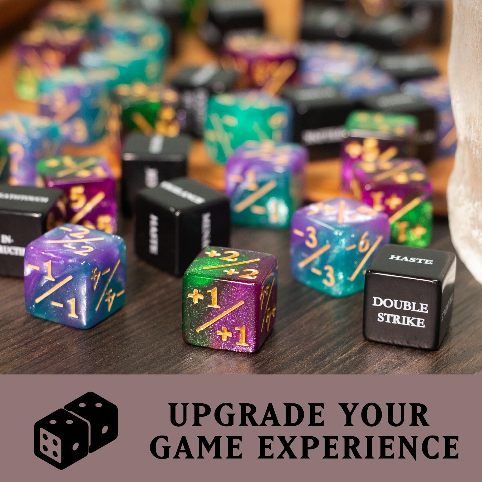Amazon.co.jp: MTGサイコロ能力 キーワードカウンターダイスセット 48