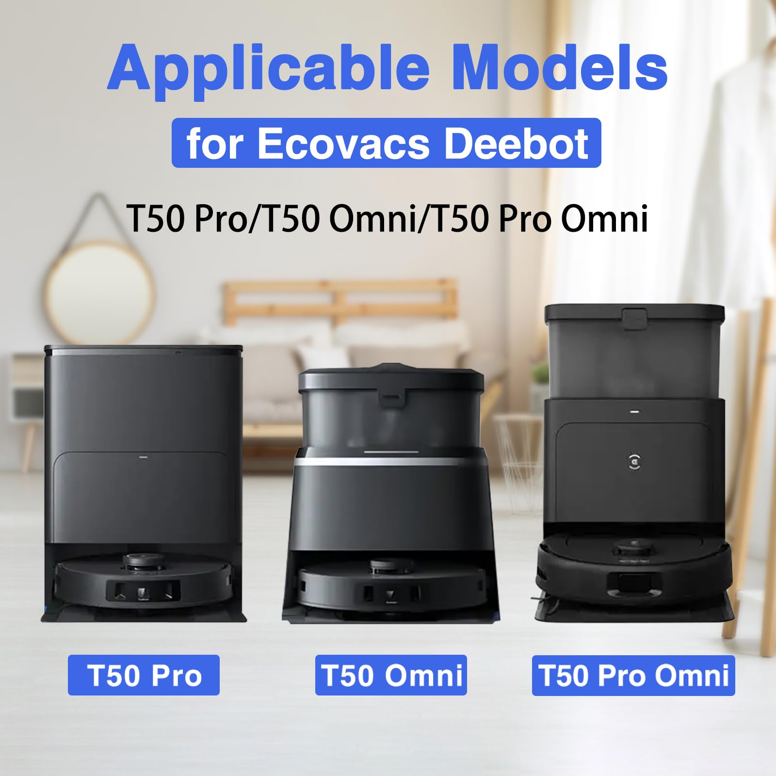 Amazon.co.jp: For Ecovacs Deebot T 50 Max/T50 Pro/T50 Omni/T50 Pro