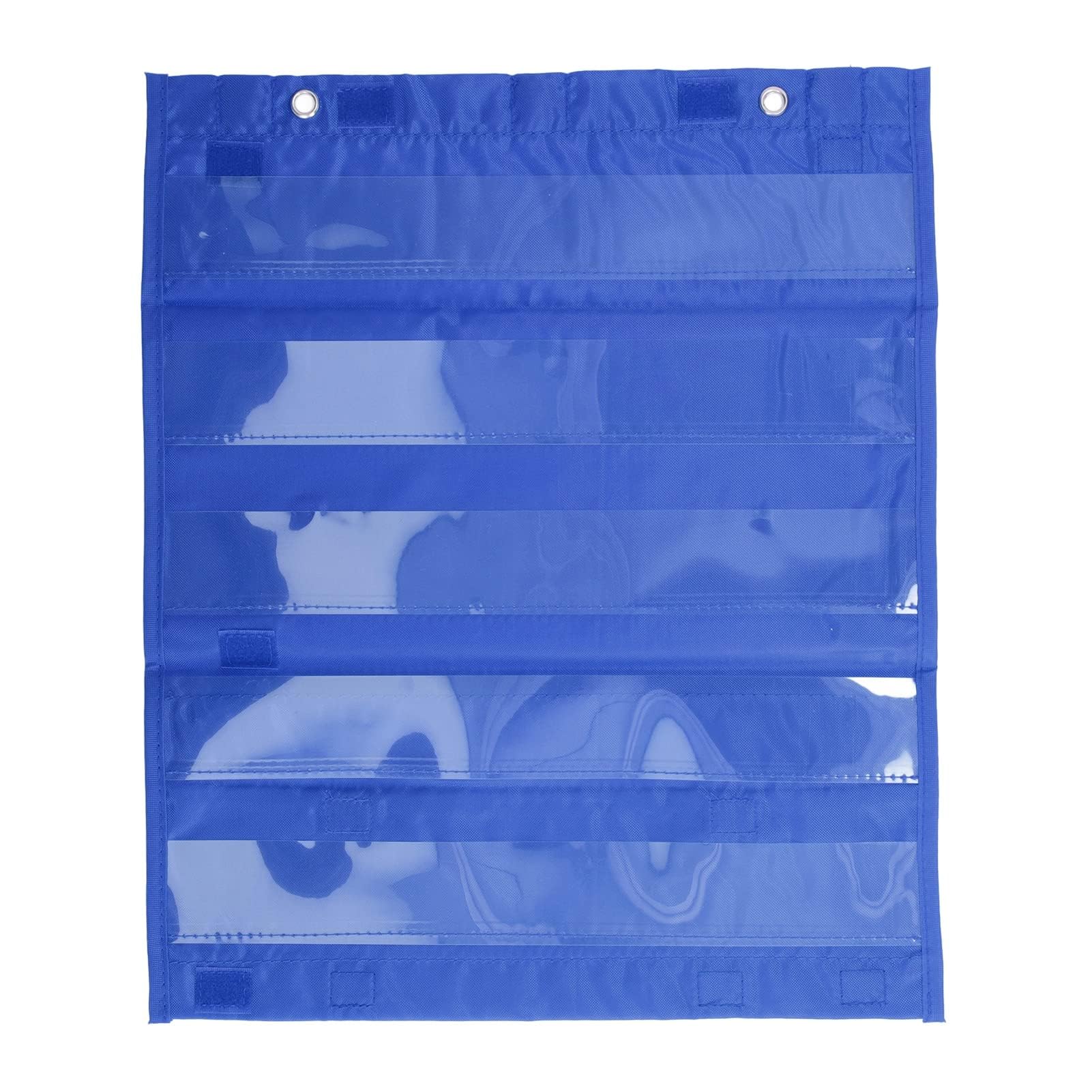 Magnetic Pocket Chart for Classroom, 5 Rows of Clear Pockets