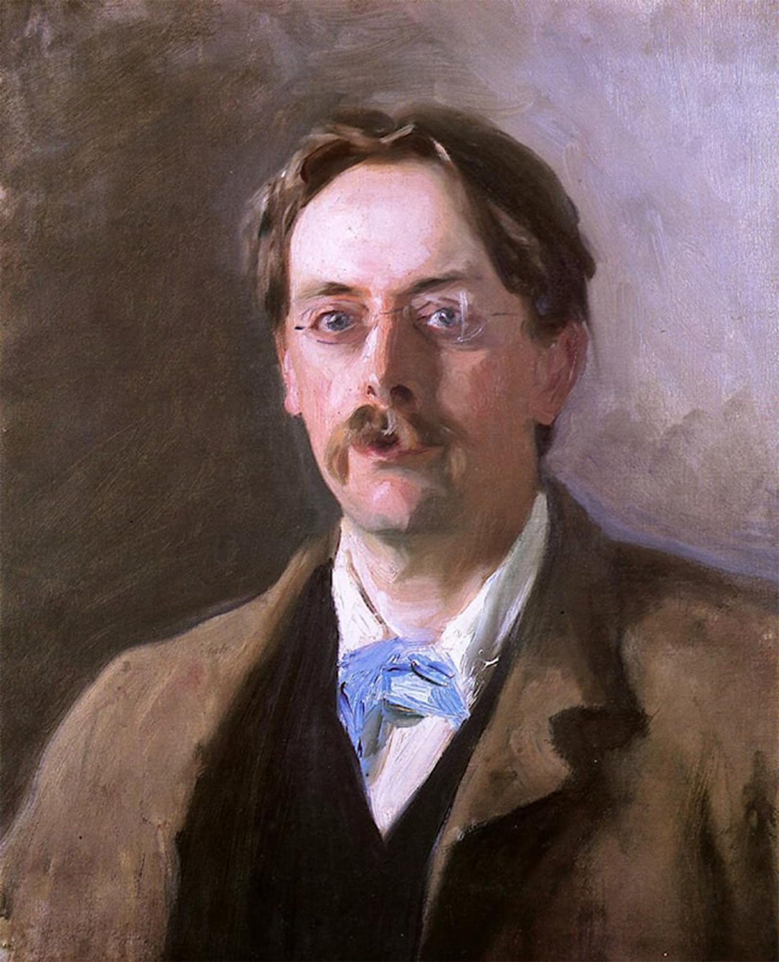 SERENDIPITP Vintage Wall Art Canvas Nordic Poster Canvas Print Picture Sir Edmund Gosse by John Singer Sargent Wall Art Poster for Home Decor 60x90cm
