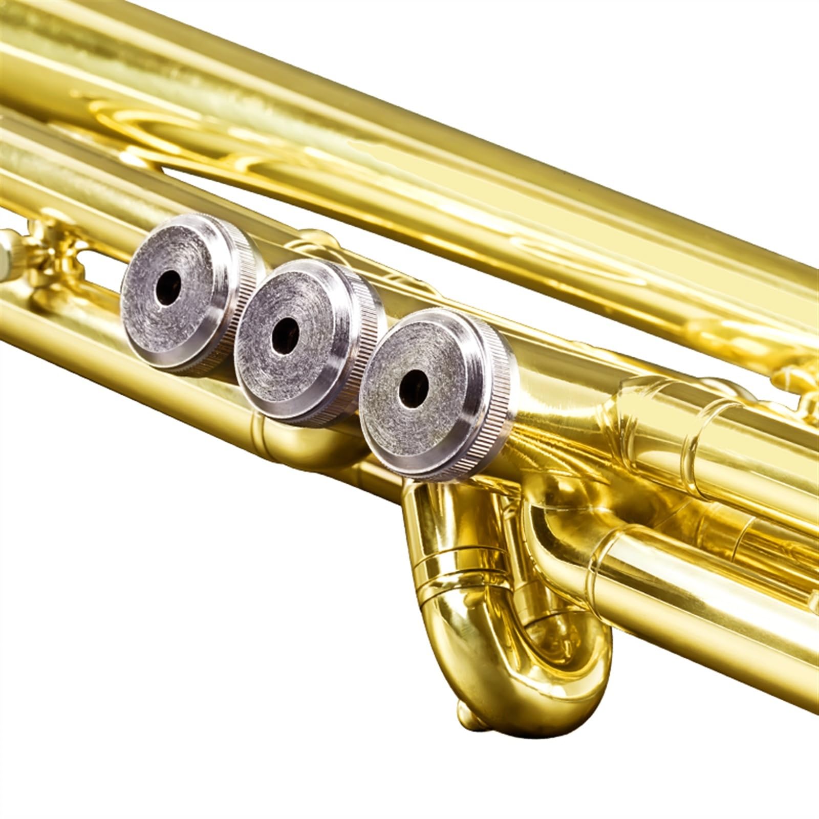 Standard Trompeten Trompeteninstrument B-Trompete Dreiton-Blasinstrument Anfänger Standard Messing Edelstahl