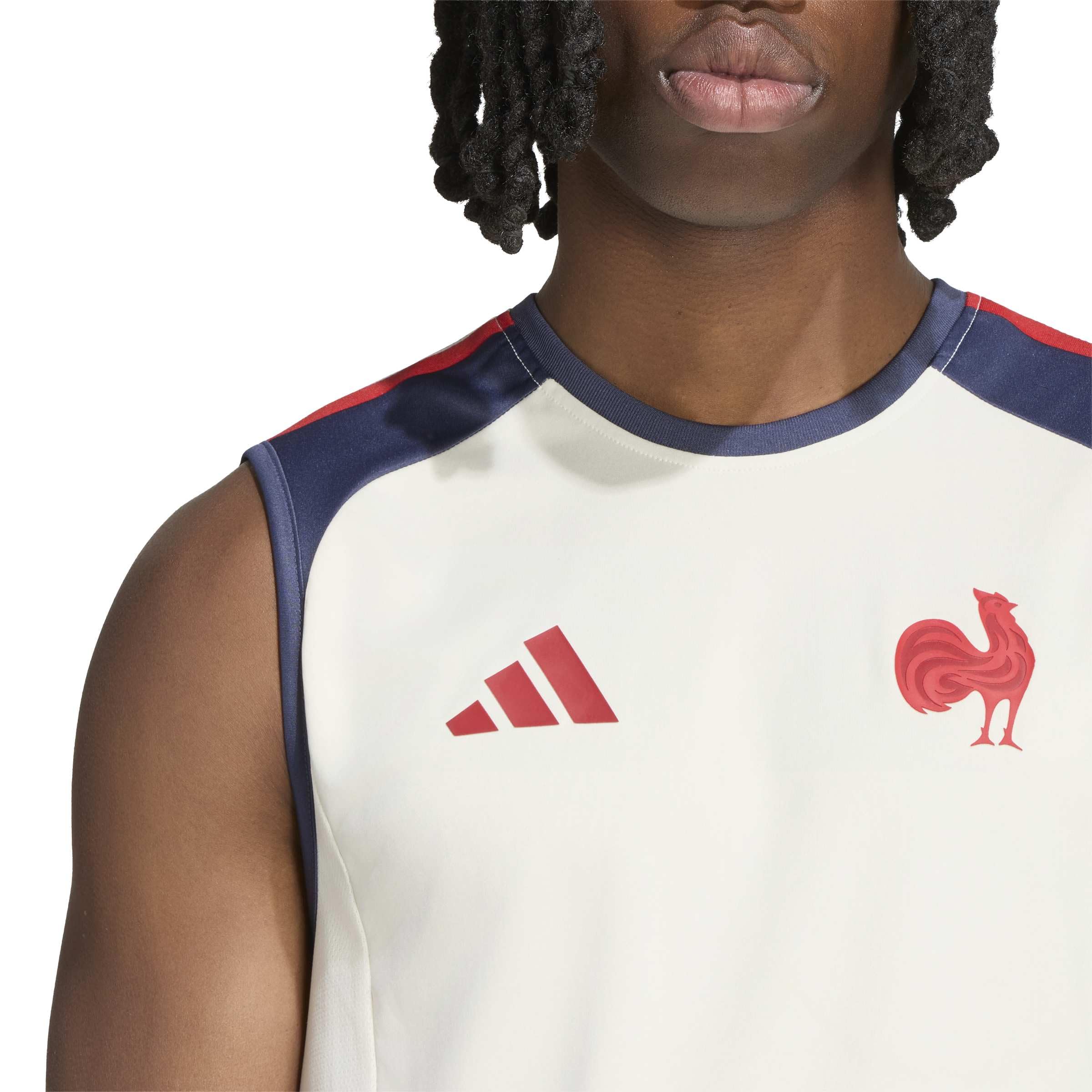 adidas T-Shirt de Rugby France pour Homme