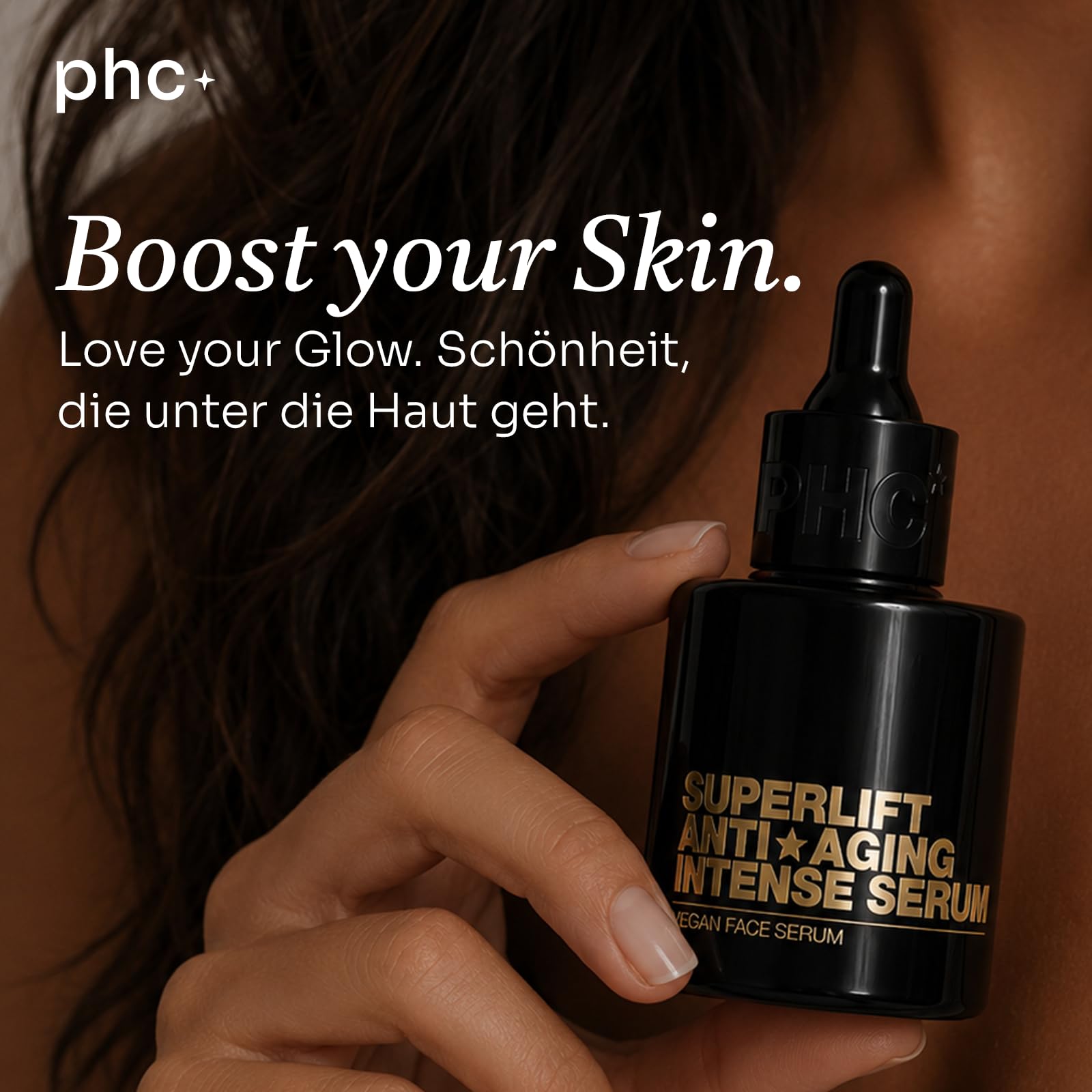 Superlift Anti-Aging Gesichtsserum 30 ml Hautpflege | Mit Niacinamid, Ceramiden & Vitamin E, für glattere straffe Haut, vegan, Made in Germany