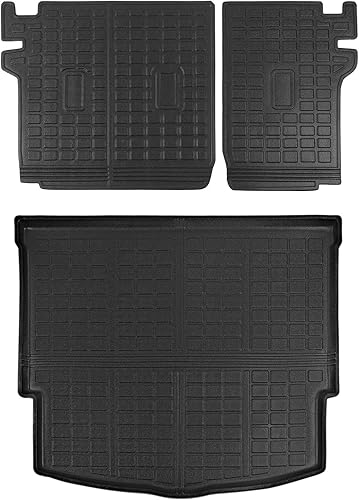 Miniatura 6 de Xipoo Tapete para maletero Nissan Rogue 2021-2023 para todo tipo de clima forro de carga impermeable forro de maletero para accesorios Nissan Rogue