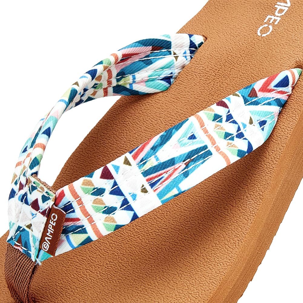 Ampeo Women's Arch Support Flip Flops Comfortable Casual Summer Beach Thong Sandals - Image 2