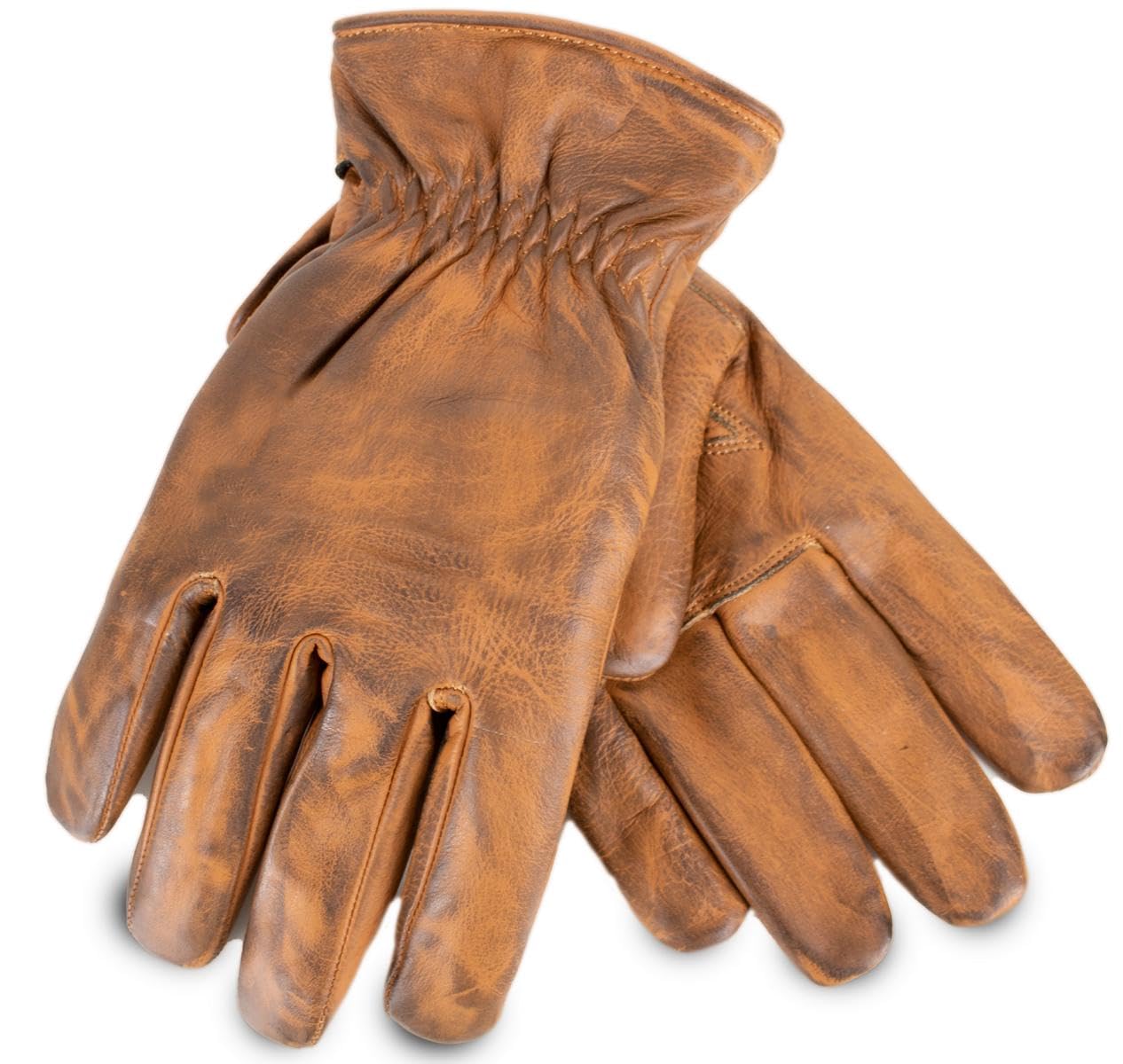 MDM Gants de motard en cuir pour homme, gants de motard, gants de chopper