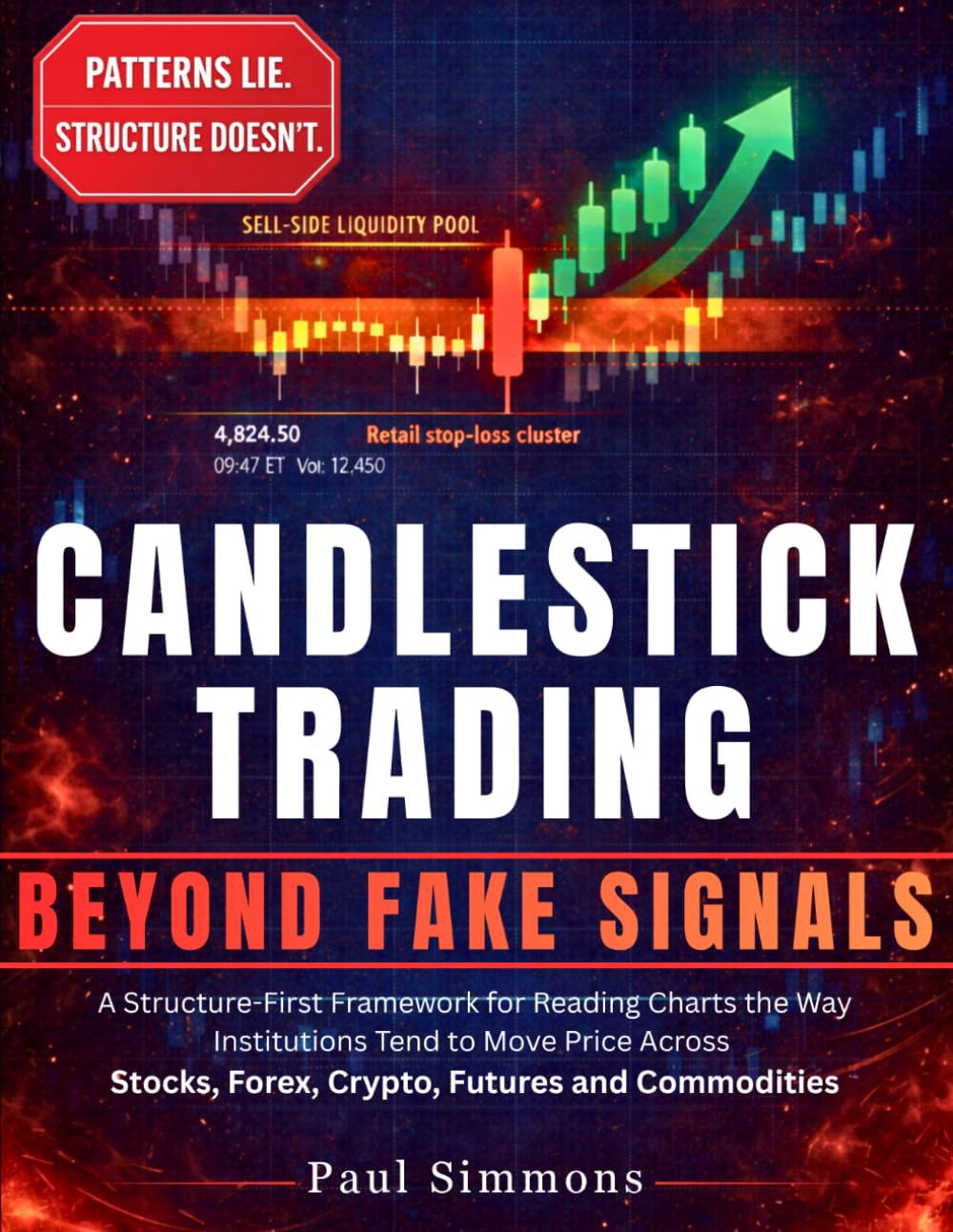 Candlestick Trading Beyond Fake Signals: A Structure-First Framework for Reading Charts the Way Institutions Tend to Move Price Across Stocks, Forex, Crypto, Futures and Commodities