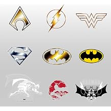 DC Car Decal - Superhero Stickers for Cars Bumper, Van, Trucks, Golf Carts, Vehicle Windows, Tool Boxes, Waterproof Sticker for Waterbottle, Laptop Style 1, Super Heroes