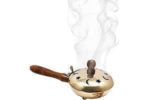 Esphand Brass Charcoal Incense Burner: Home Fragrance Haven
