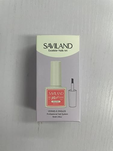 Miniatura 4 de SAVILAND Esmalte de uñas de gel rojo rosado  Esmalte de uñas de gel de gelatina rosa transparente de secado rápido y de larga duración, esmalte de
