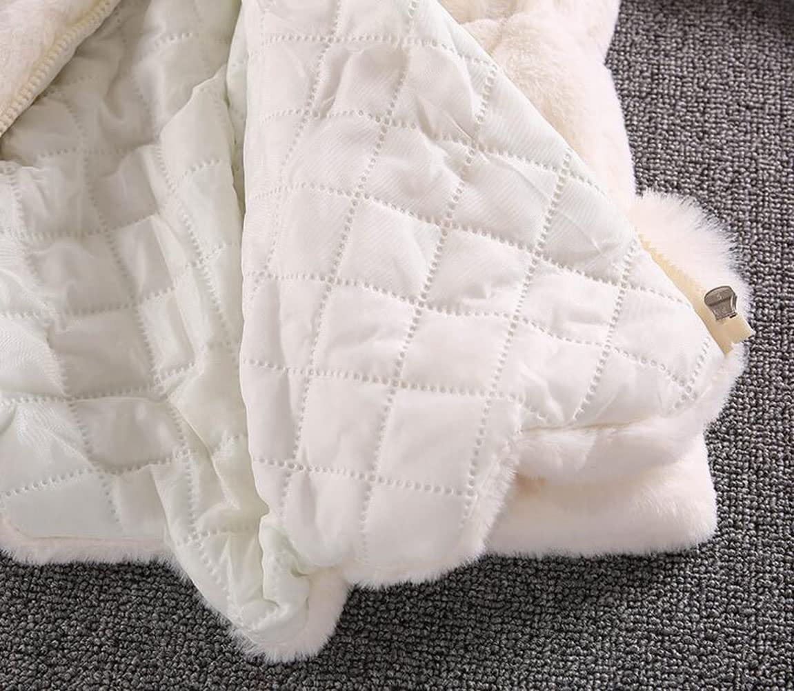 Manteau Fille Veste Bébé Fille Fausse Fourrure Encapuchonné Manteau Veste Cap Manteau Poncho