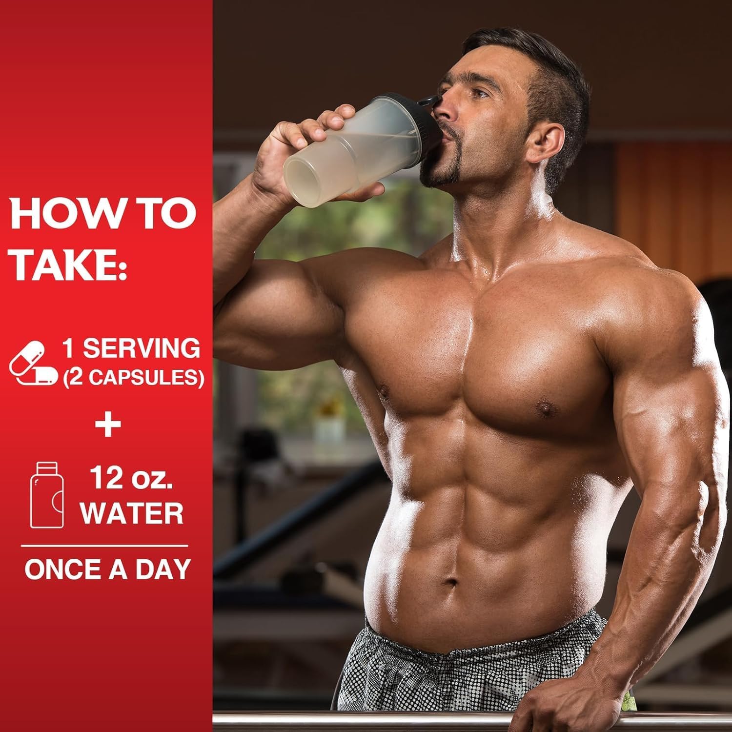 78,000mg Testosterone Supplement for Men, Max Purity 95% Testosterone Booster for Men, Turkesterone for More Energy, Strength, Stamina, Endurance, Muscle Growth & Recovery, Performance, 60 Days Supply - Image 3