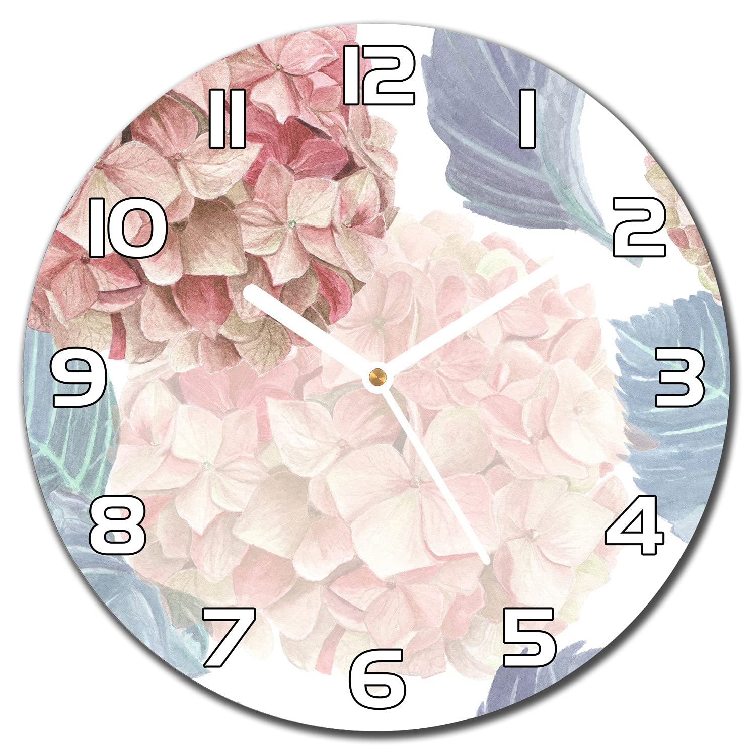 Horloge en verre sécurité Coloray 30 cm lisible et durable pour décorer votre salon