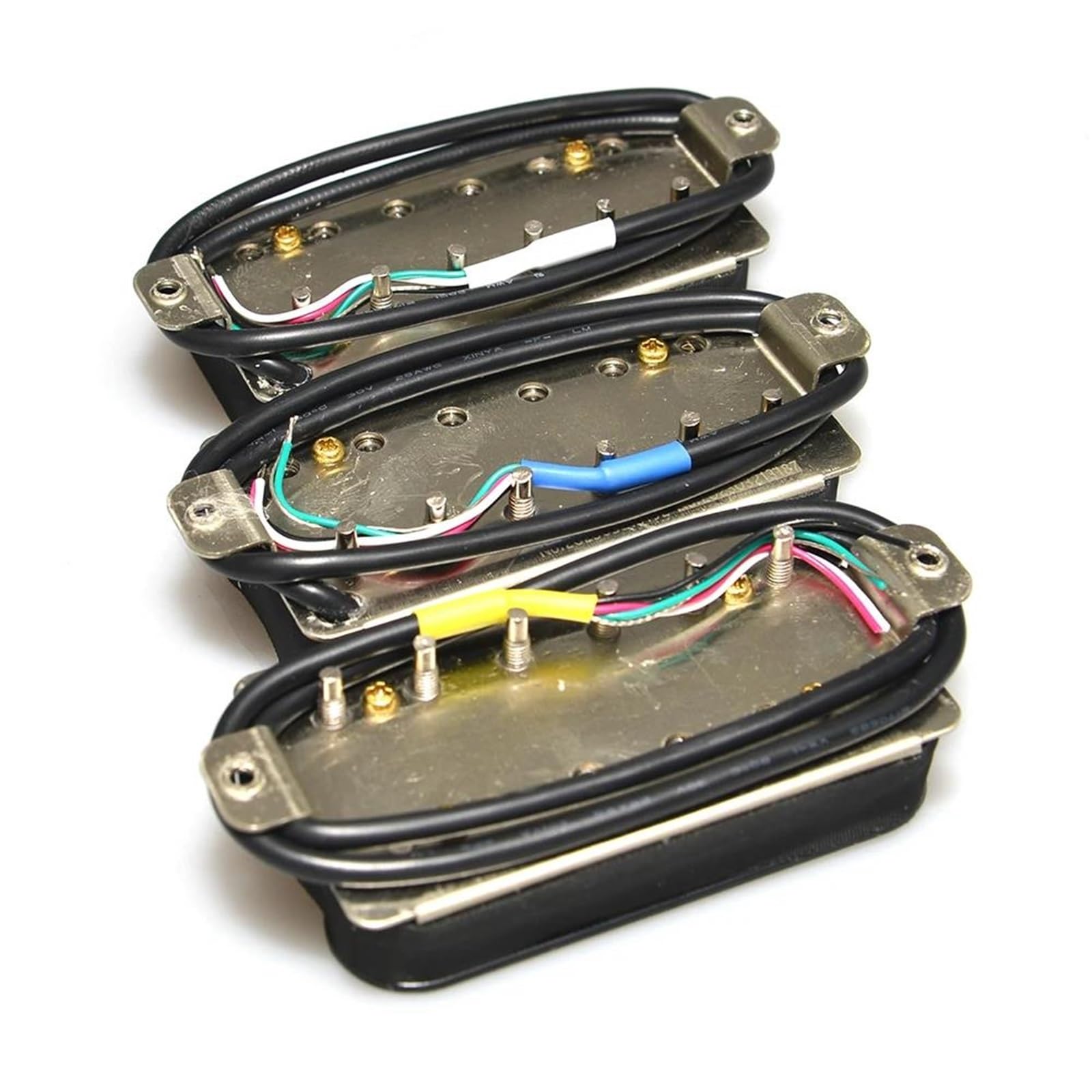 Pastillas Pickups Set Guitarra De Doble Bobina Humbucker Pastilla De Guitarra Eléctrica Alnico 5 Piezas De Guitarra Magnéticas De Repuesto(B)