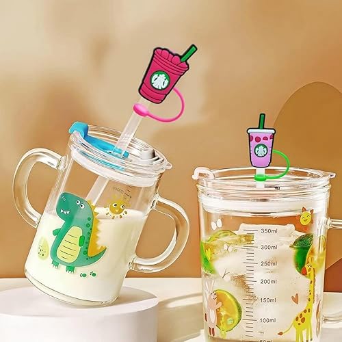 Miniatura 4 de Tapas de popote de 0.315 pulgadas para copa Stanley, 6 piezas reutilizables para sorbetes Stanley, protector de popote a prueba de salpicaduras,