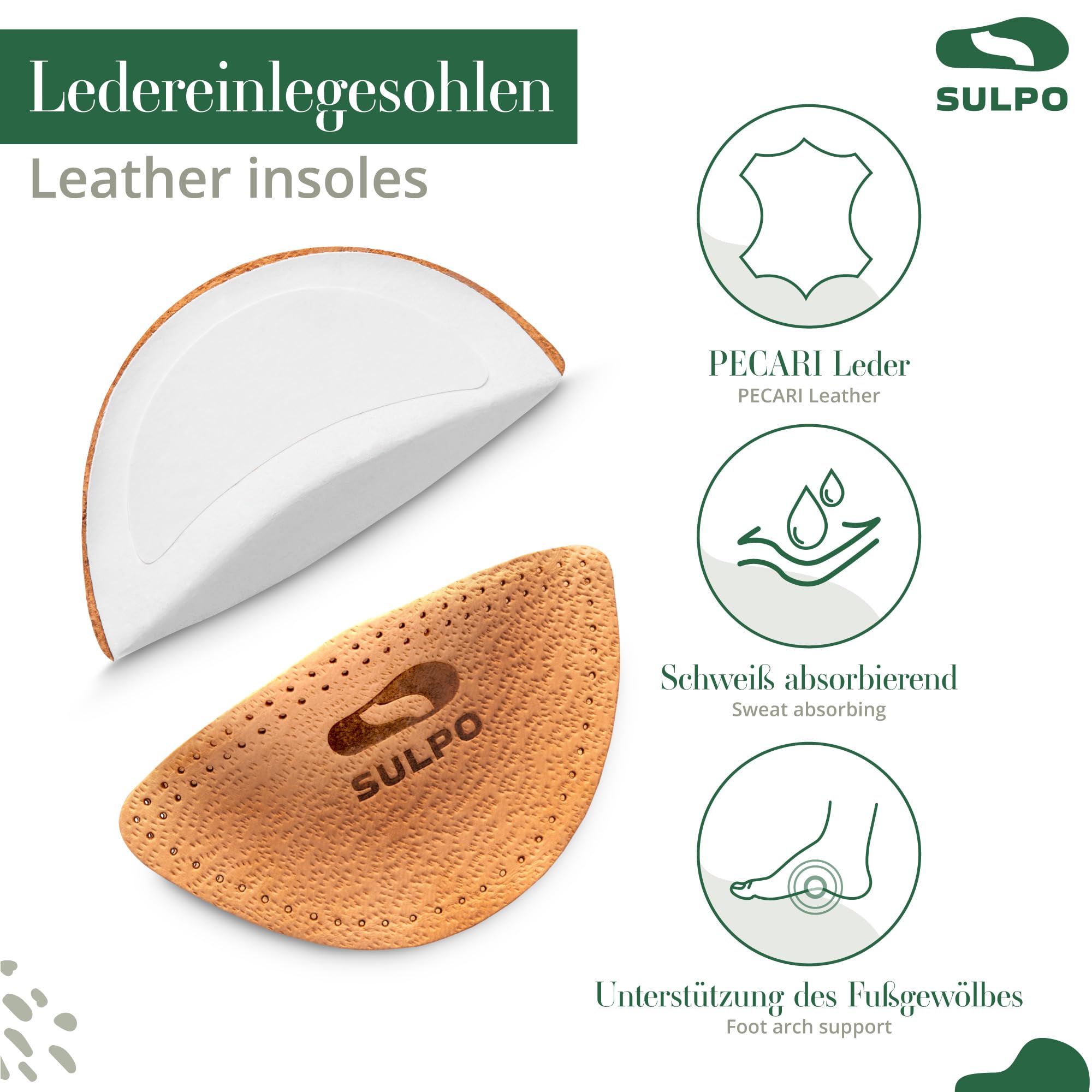 2 Solette Ortopediche Per Piede Piatto E Fascite Plantare - Supporto Arco Plantare, Uomo E Donna, Taglia S - Foto 3