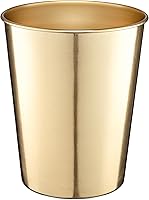 Vista 9 de Monarch Abode Cubo de Basura de Metal para Baño – Cesta de Residuos para Dormitorio, Escritorio de Oficina y Dormitorio, Hecho a Mano con Relieve