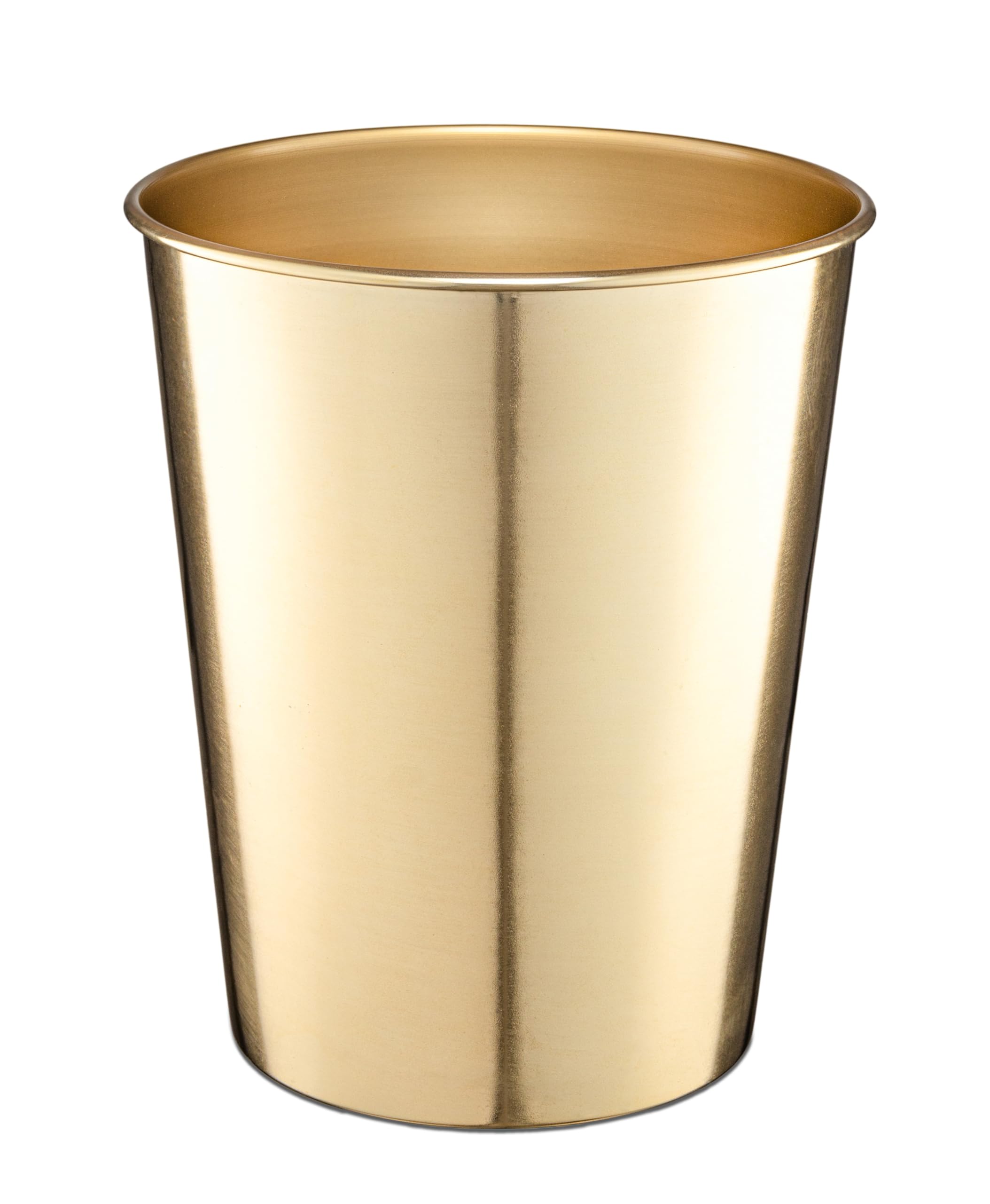 St John’s Wide Metal Waste- Gold Amazon.com: U Brands Metal Trash Can, Vena Collection, 6  main image 3