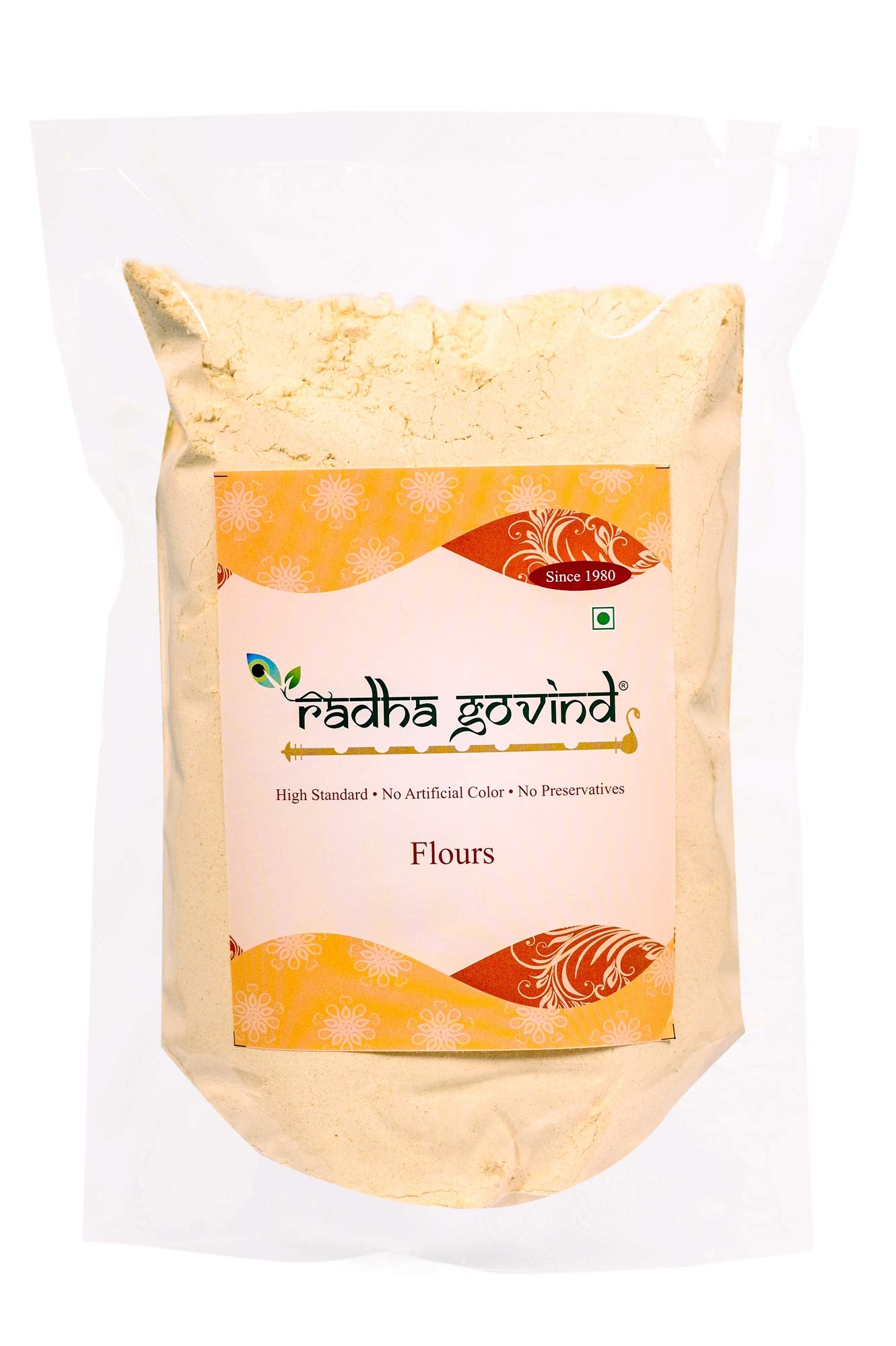 Radha Govind Organic Cornflour/Maize Flour/Makke Ka Aata 500 Gram, Certified Organic