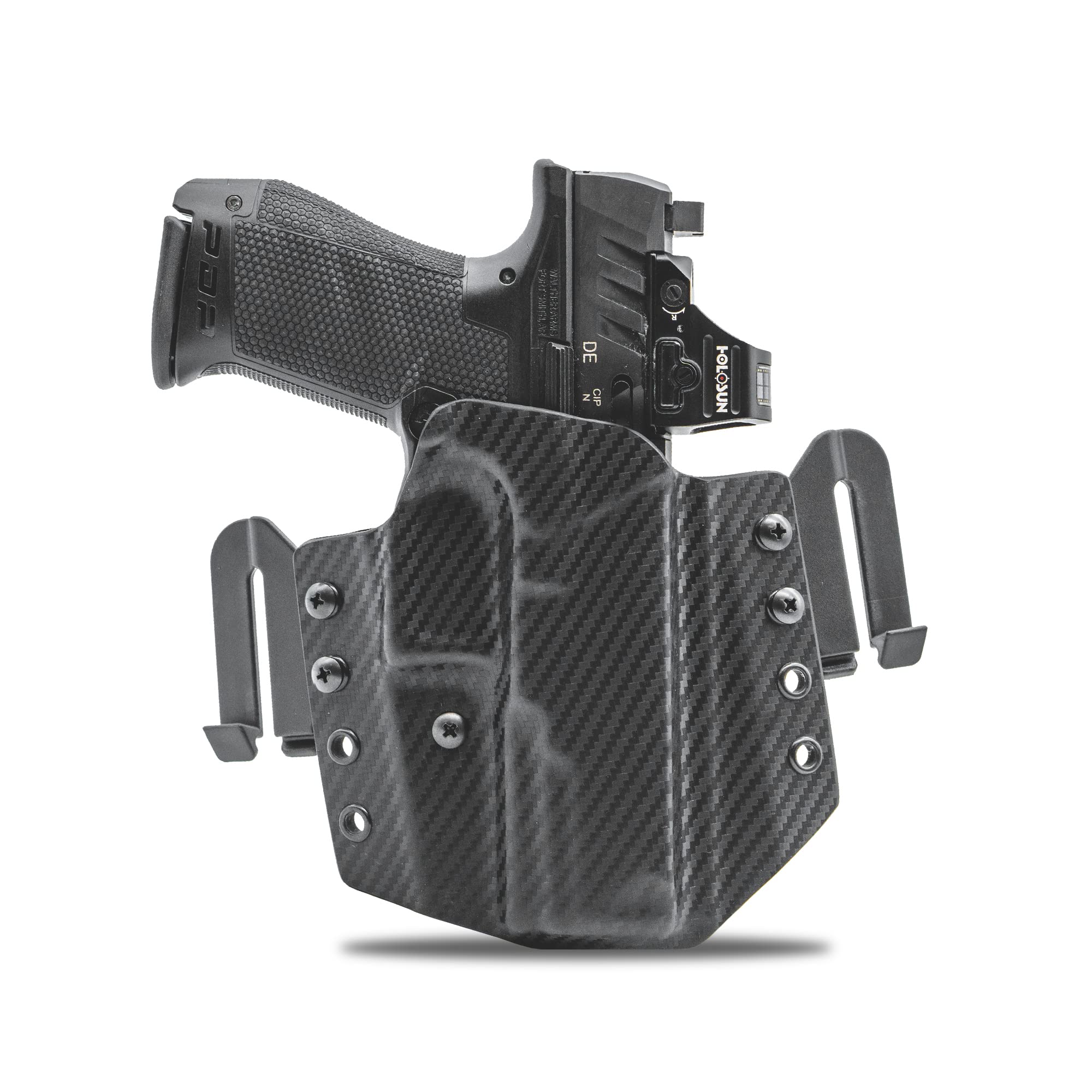 Clip & carry OWB Kydex Holster for The Walther PDP 4