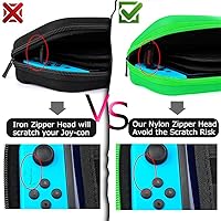 Vista 39 de daydayup Switch Carrying Case Compatible with Nintendo Switch 2, with 24 Games Cartridges Protective Hard Shell Travel Carrying Case Pouch for