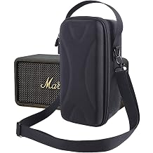 Case Bag for Marshall Middleton Portable Bluetooth Speaker,Middleton Hard EVA Carrying Case Shoulder Bag w/Extra Mesh Pocket for Cable and AccessoriesBlack + Gray