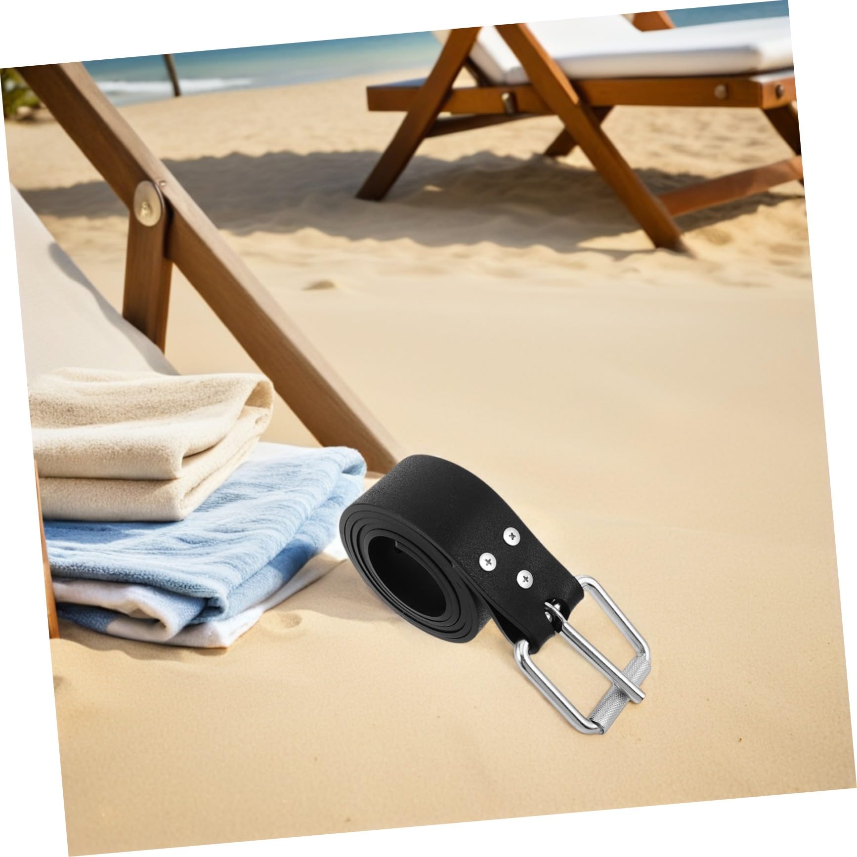 Cabilock Ceinture de Plongée avec Poids Antidérapante pour Immersion et Snorkeling Sangle avec Boucle Rapide Ceinture Stabilisatrice pour Hommes Noire