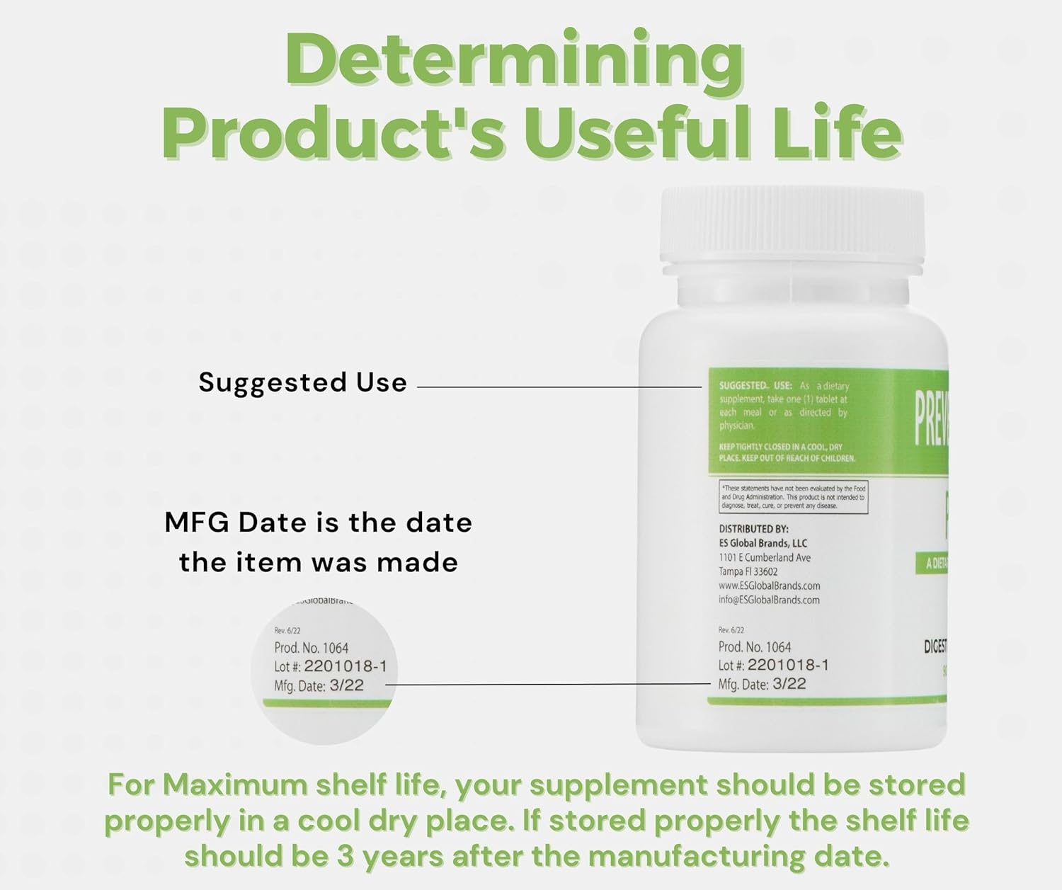 Prevenzyme Pro Digestive Enzyme Supplement (90 Tabs) by Legere Pharmaceuticals for ES Global