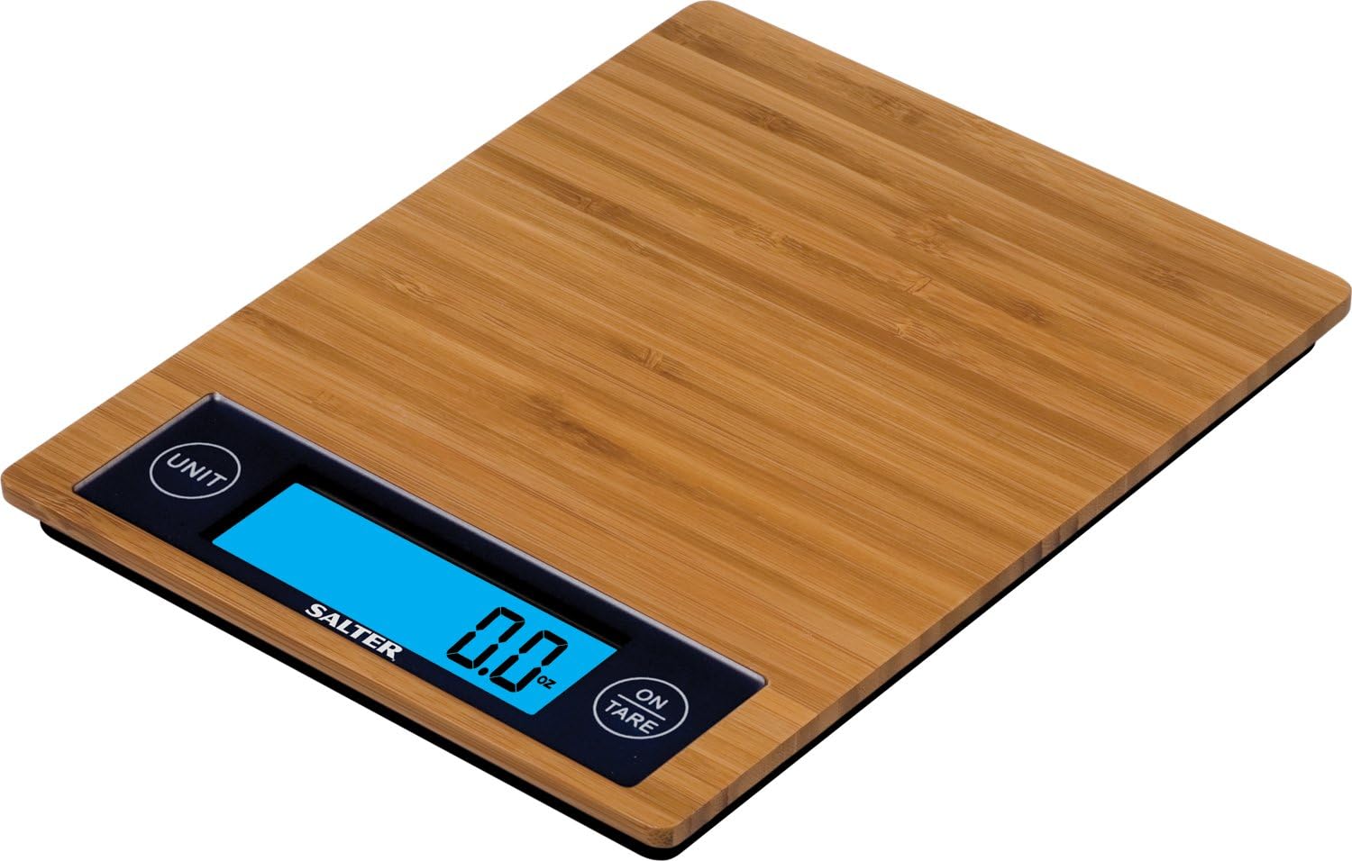 Salter Eco Friendly Bamboo Kitchen Scale (11-Pound)