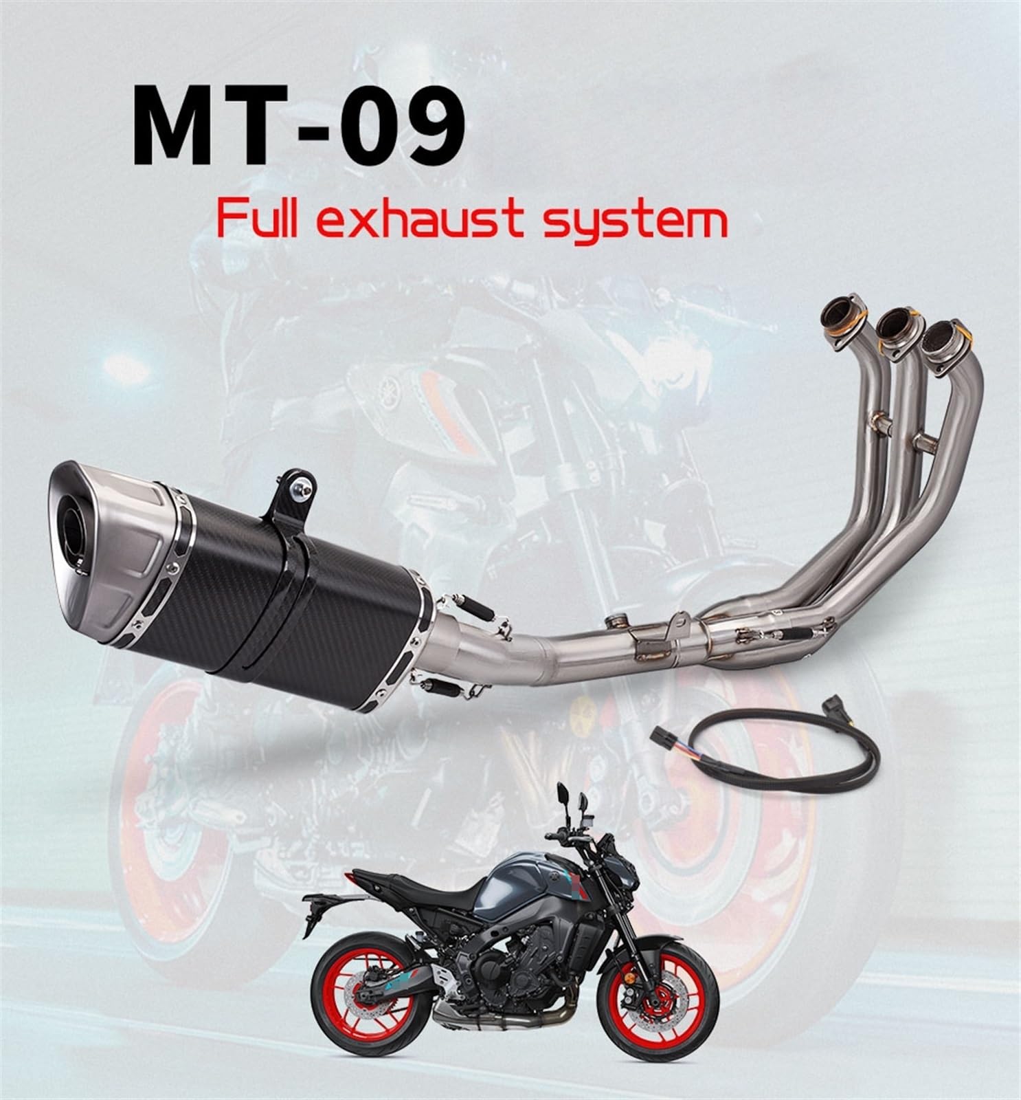 未使用オートバイ 排気管 Mt09 ラインパイプスポーツatv マフラー Amazon.co.jp: オートバイ 排気管 に適合する MT-09 ため Mt09 排気