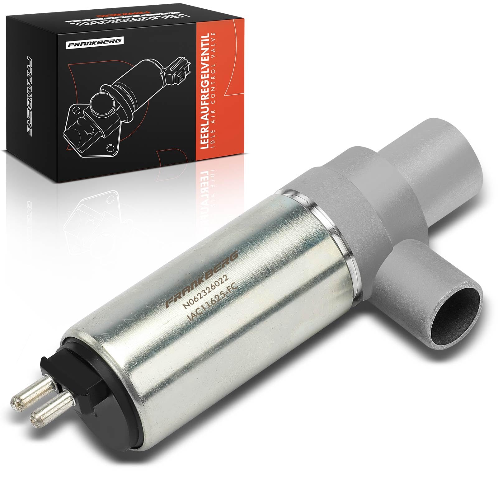 Frankberg Válvula de control de aire de ralentí 0001411625 | Compatible con: SL R107, Clase S W126, Coupé Clase S C126, Clase G W463