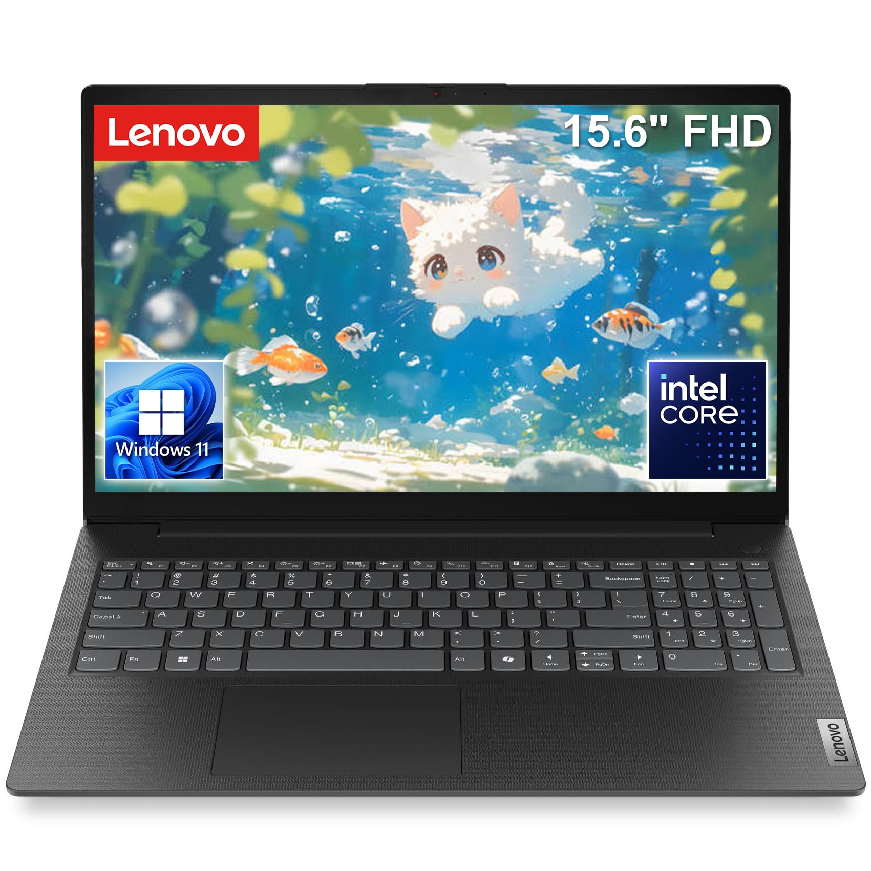 Lenovo 15.6' Essential Laptop, 2026 Edition, 8GB DDR5 256GB SSD