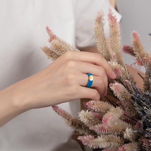 Miniatura 10 de Egnaro Alianzas de boda de silicona para mujer, diseño ergonómico y transpirable, diseño ergonómico y transpirable, anillo de boda de silicona para