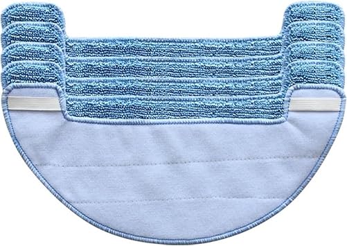 Mop Cloth Kit, Compatible with AMIBOT Animal H2O Connect X610, Robotic Vacuum Cleaner Mop Accessories 5-Pack