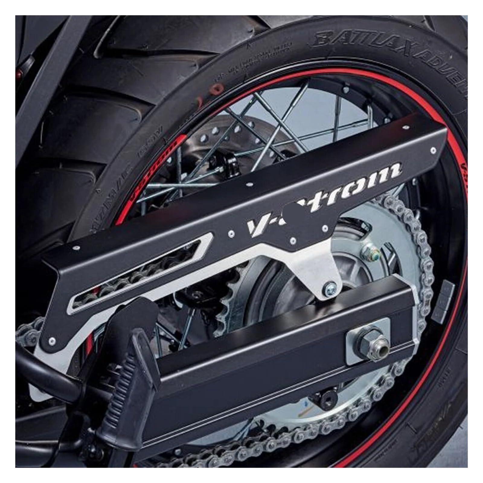 FÜR Suzuki DL650 DL1000 DL1000XT/V-Strom 650 1000 1000XT Kettenführung Stabilisieren Kettenblattschutzplatte Schutzabdeckung Kettenschutz Kettenradabdeckung