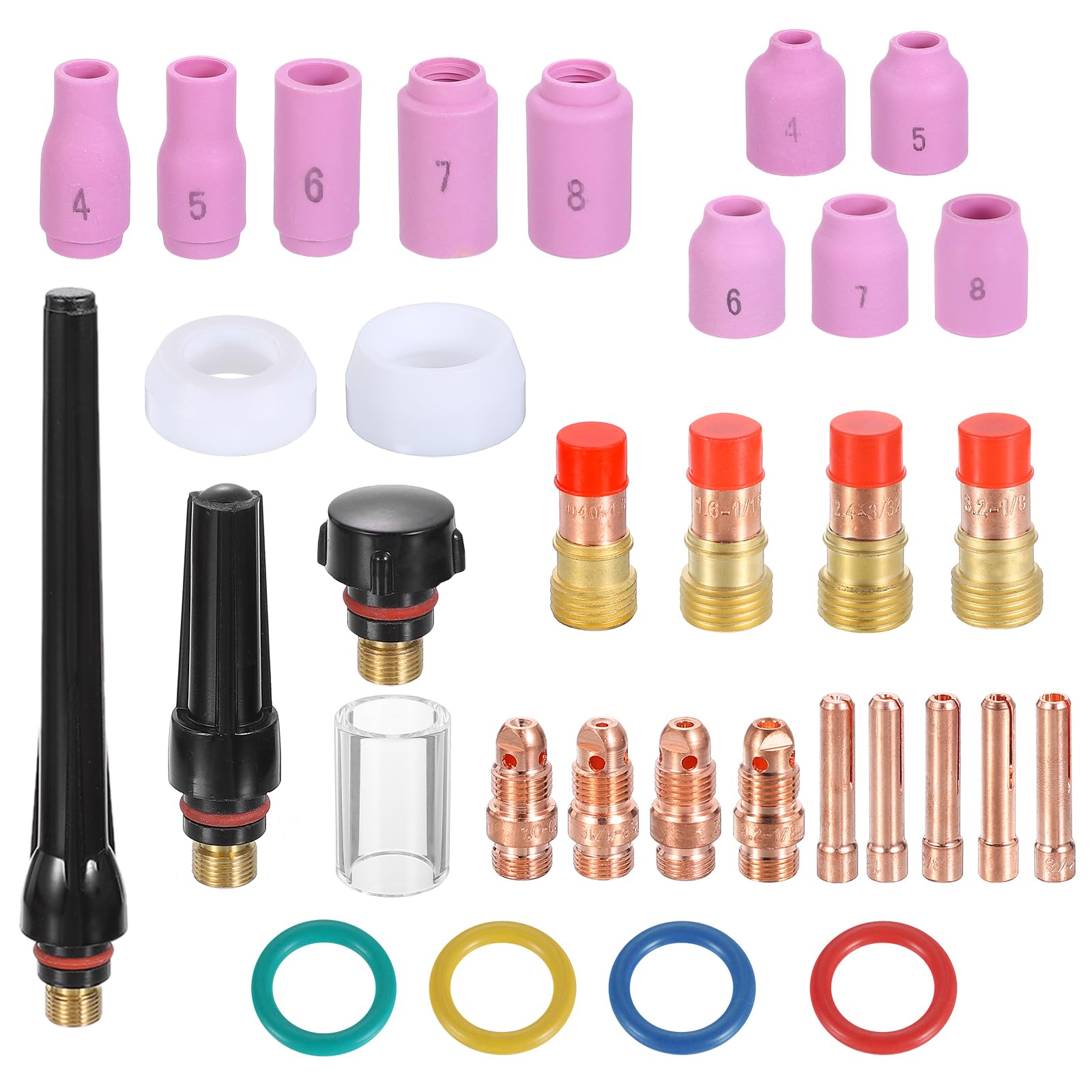 Torches Tig lot de 81 pièces pour restaurer vos pièces en atelier WP-18