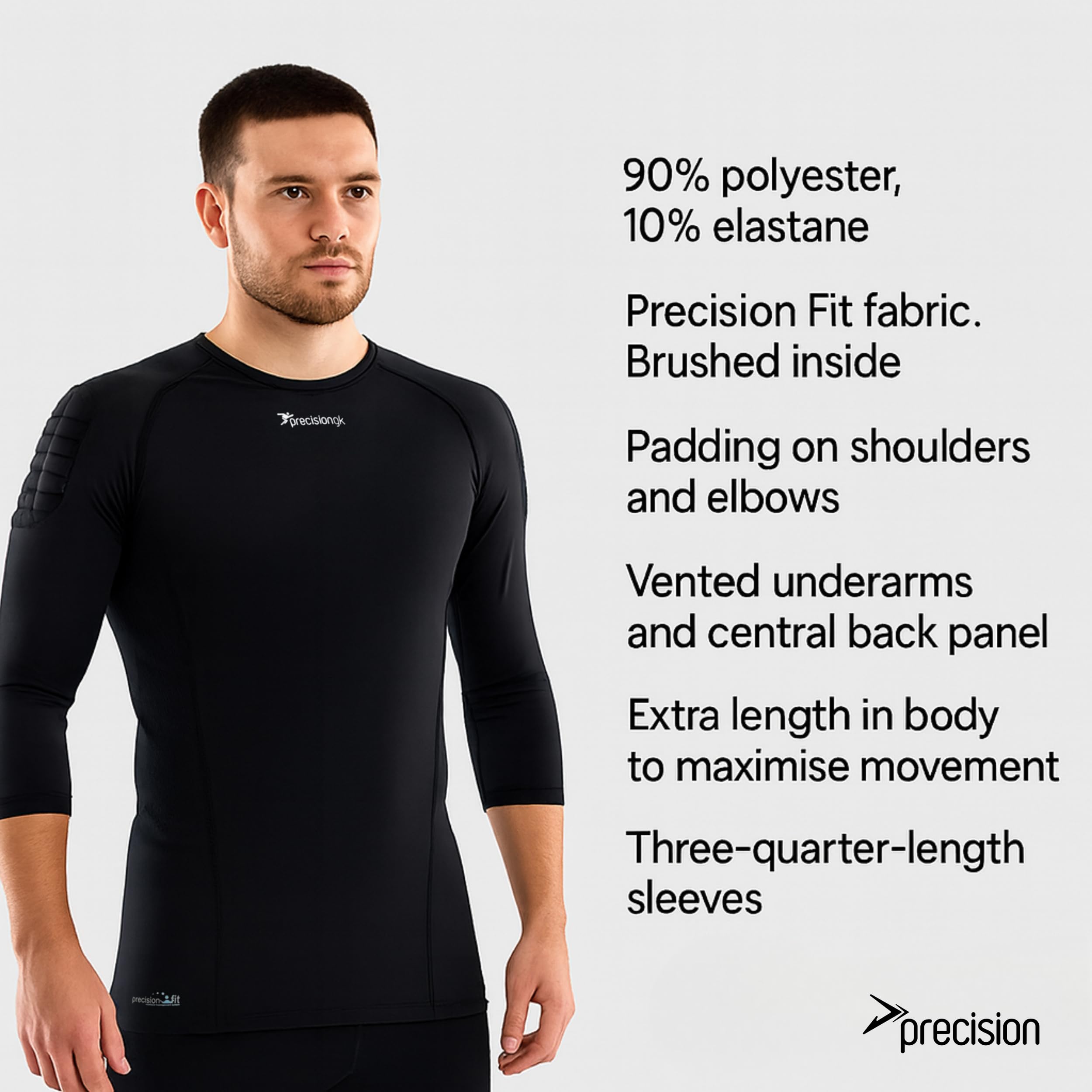 Precision Padded Baselayer Gk Shirt Adult Camiseta Unisex Adulto