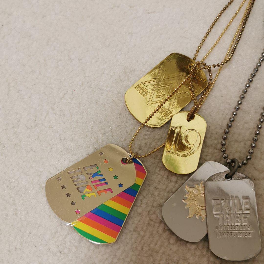 Lil Peepドッグタグセット ネックレス Amazon.co.jp: EXILE LDH ドッグタグ セット ネックレス