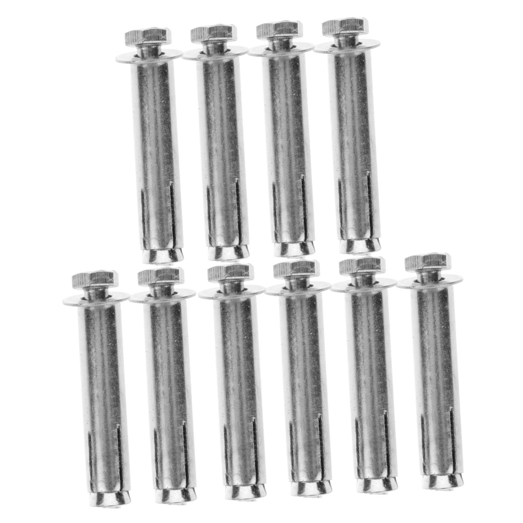 Veemoon Expension Bolts 10pcs Set Sturdy Stainless Steel Furniture Expansion Screws for Outdoor Use