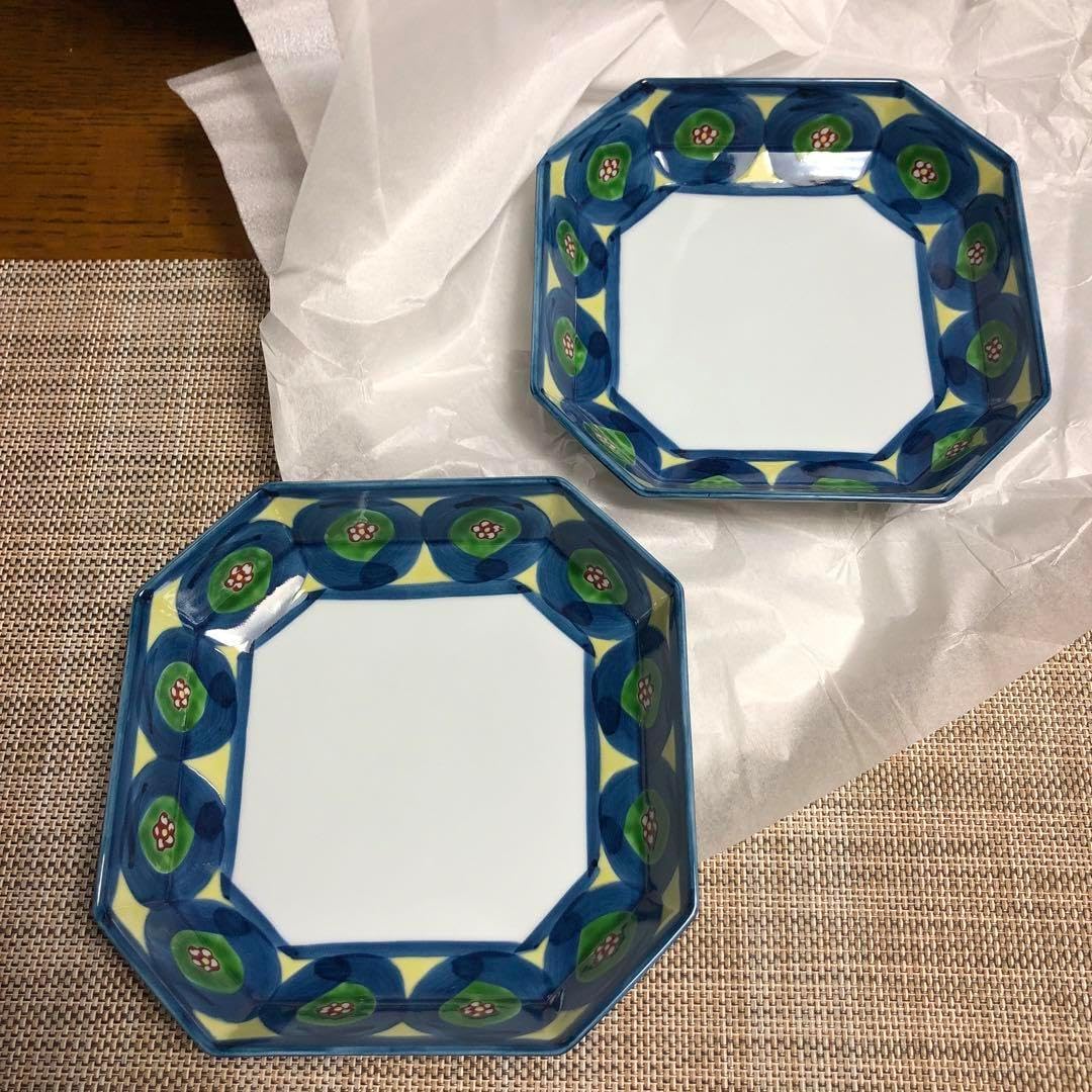 古代中国錦手小皿六枚