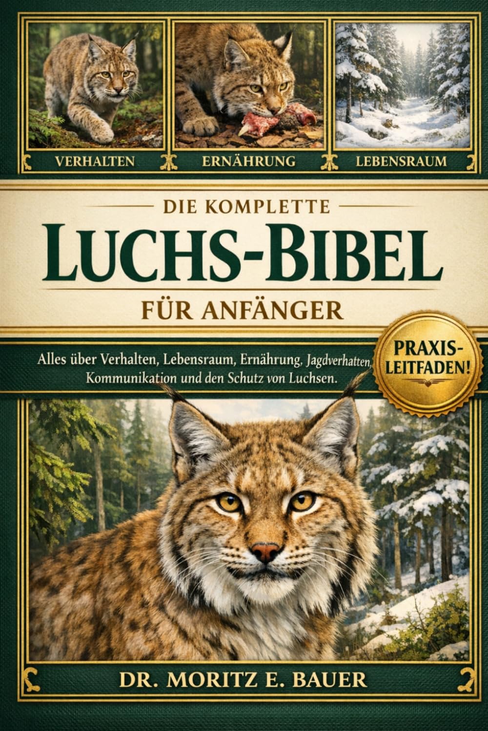 DIE KOMPLETTE LUCHSBIBEL FÜR ANFÄNGER: Alles, was Sie über Luchse wissen müssen : Verhalten und natürlicher Lebensraum, ... wichtiges Wissen für Anfänger und Liebhaber.