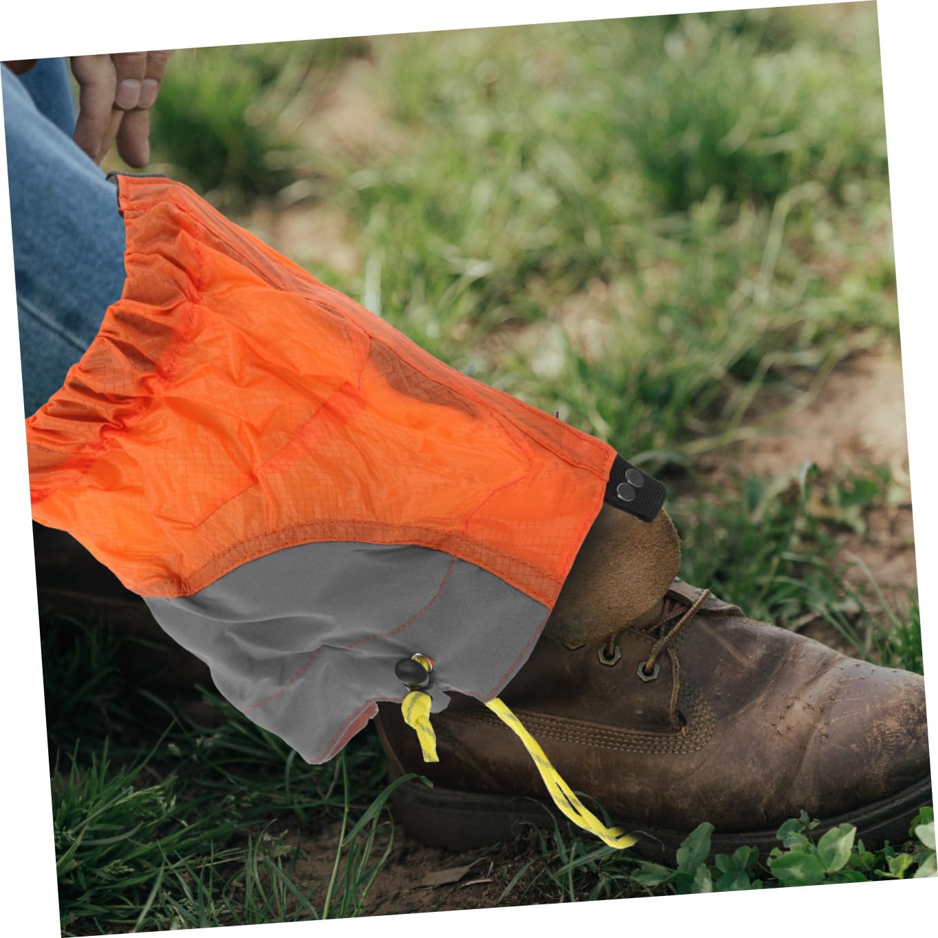 Yardwe Ghette Scarpe Antipioggia Stivaletti Pioggia Rain Boots Caviglia Bassa Serpente Copriscarpe ghetta per Escursioni all'aperto ghetta da Passeggio alla Caviglia