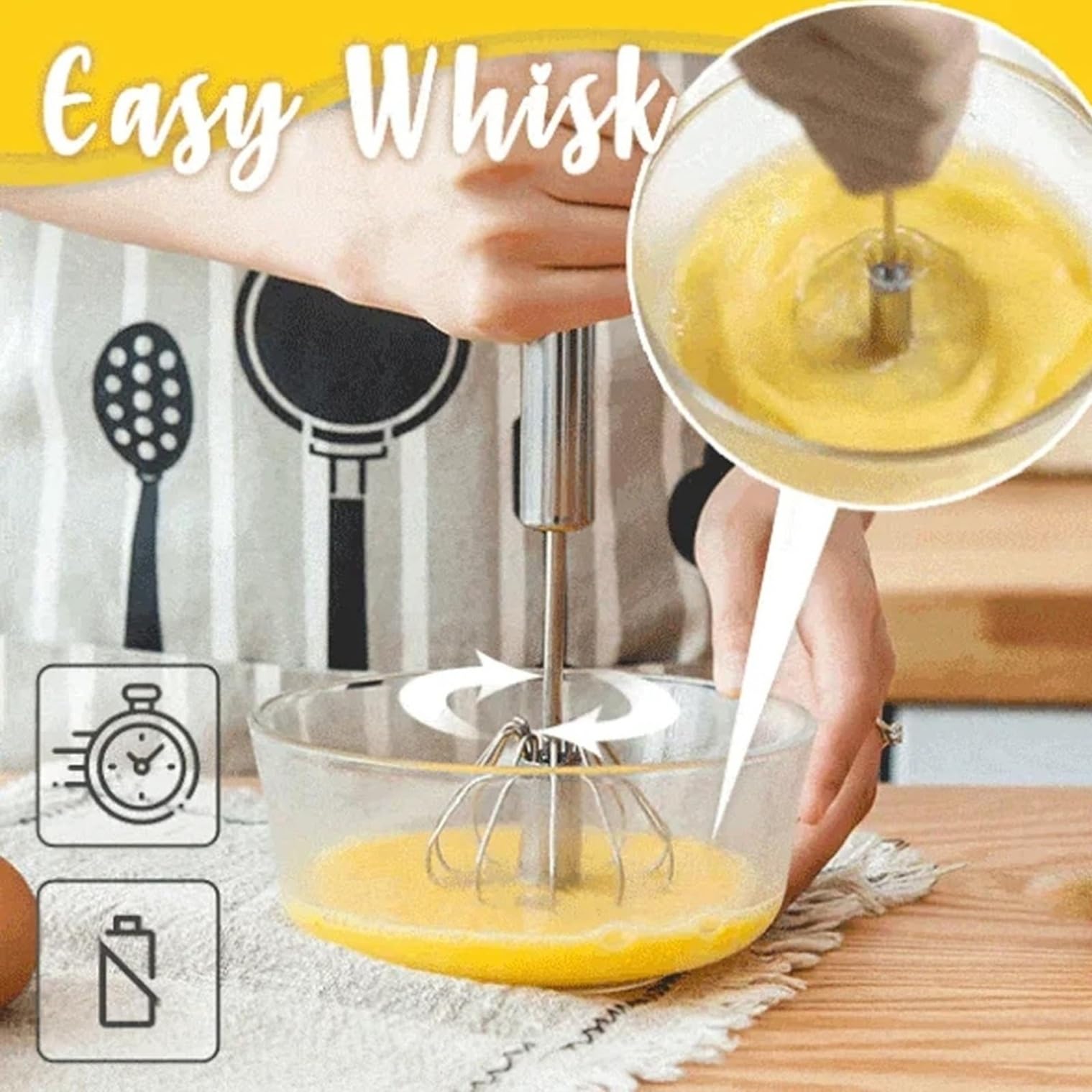 Frullino Multifunzionale Per Le Uova, Frusta Per Le Uova In Silicone 2 In 1 Pinza Per Alimenti Per Uova Sode Pasta Pane Innovativo Utensile Da Cucina P P10122187