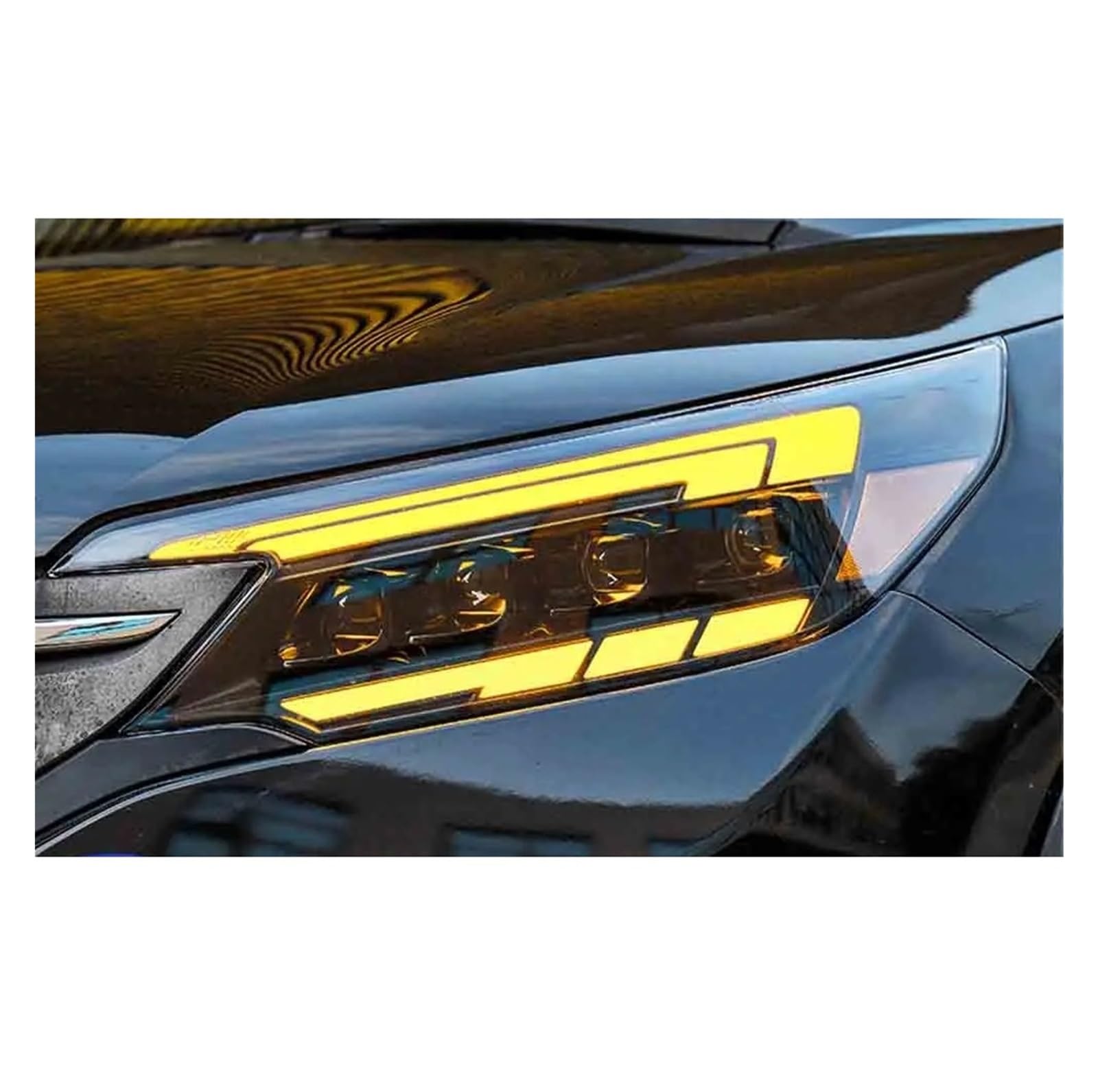 Faro Anteriore per Auto 2012-2014 CRV DRL Indicatore di direzione Buon Fascio Angel Eye Lente proiettore Faro Anteriore Fari Anteriori Gruppo Faro Auto