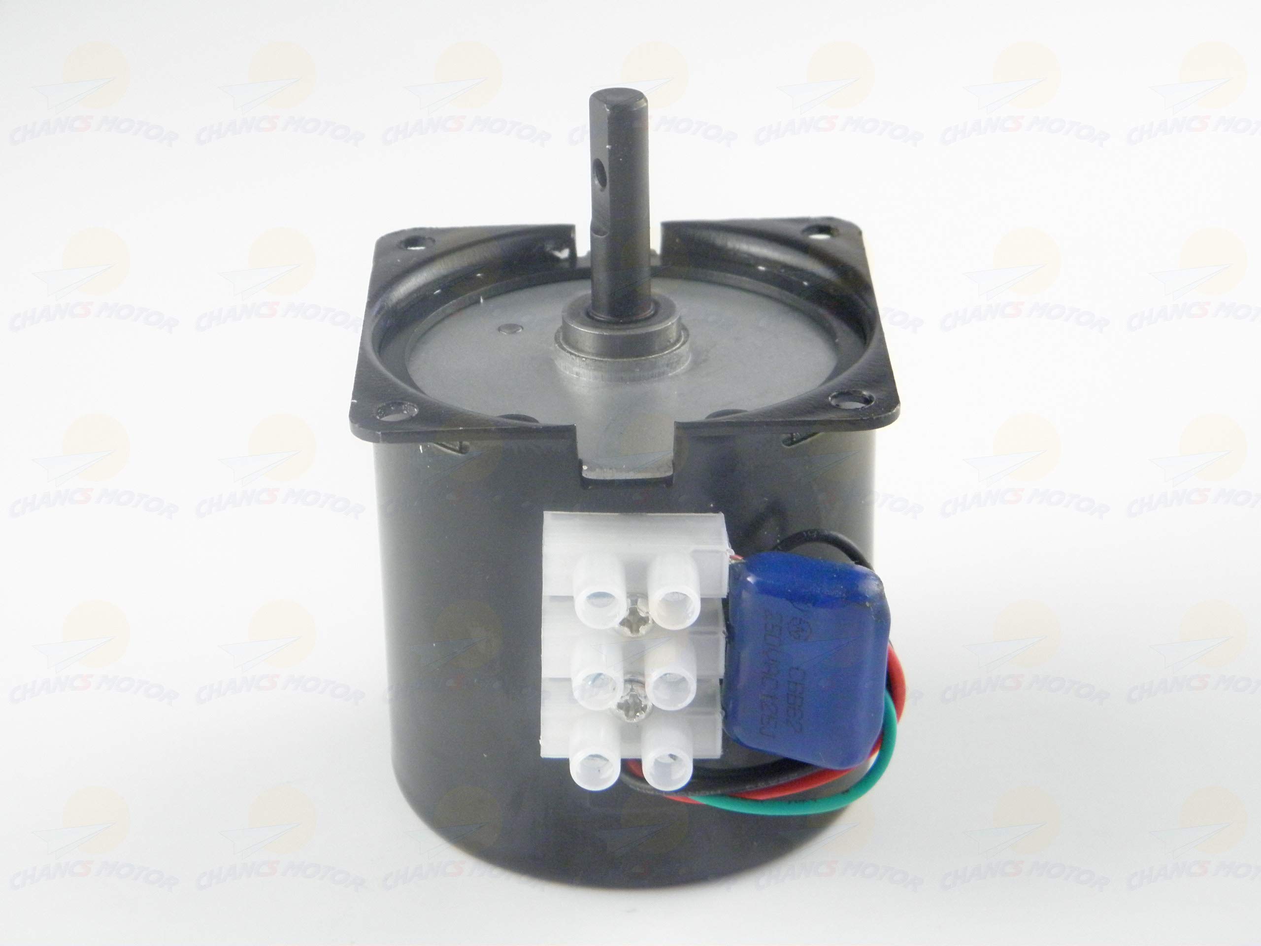 CHANCS Motorreductor Sincrónico Reversible 60KTYZ 220V 8-10RPM CW/CCW 23Kgf.cm Caja de engranajes de metal para el plato giratorio del asador