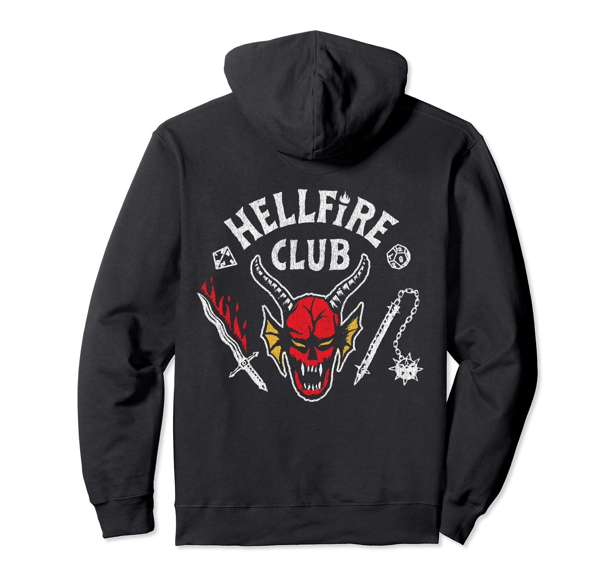 Stranger ThingsLogo Hellfire Club Classic Fan Memorabilia Pullover Hoodie